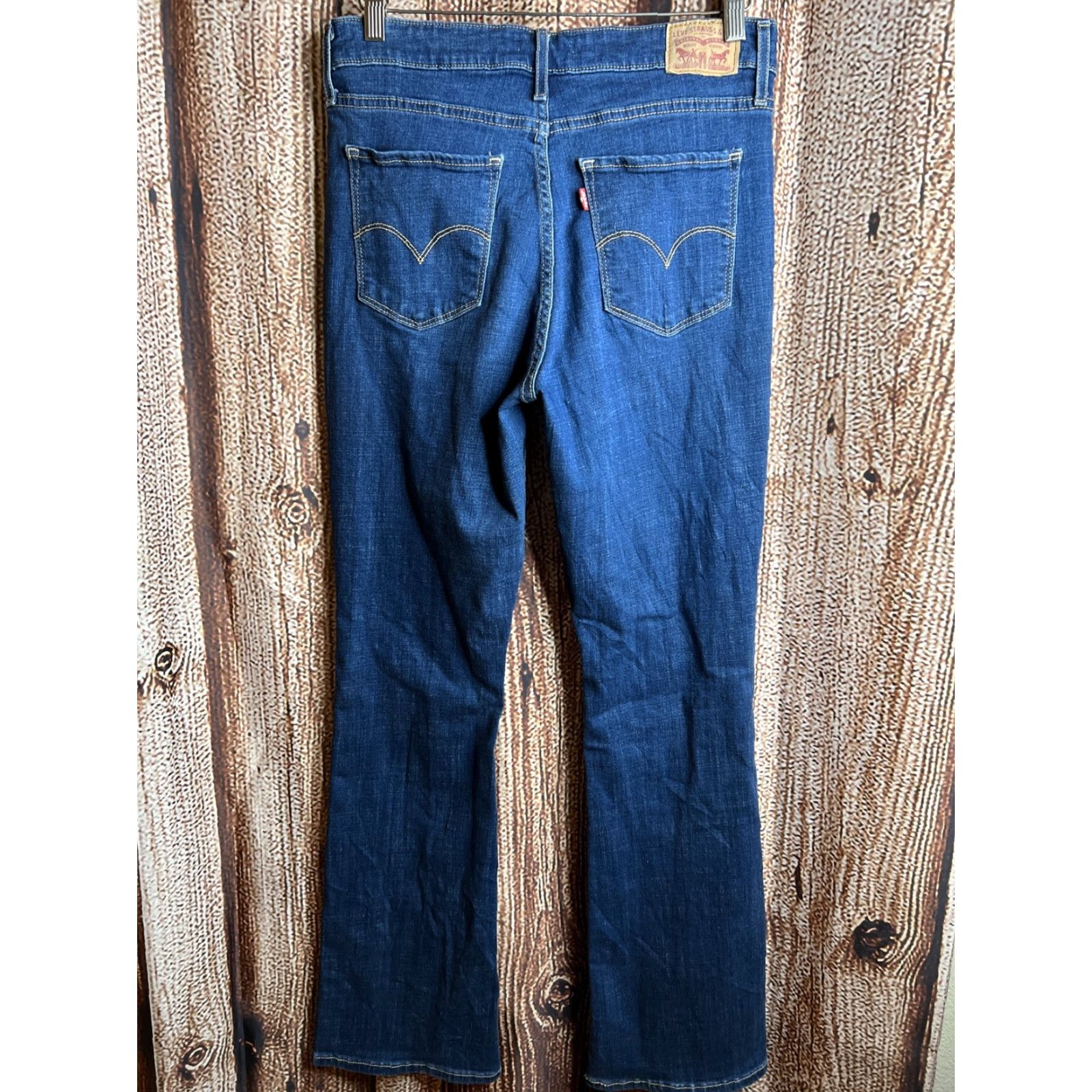 Levi's VINTAGE Levis 725 Jeans Womens 31 Bootcut High Rise Dark Wash Denim Stretch Jeans Women 31 Bootcut Levis 725 Stretch Women’s Jeans Size 24" / US 00 / IT 34 - 2 Thumbnail