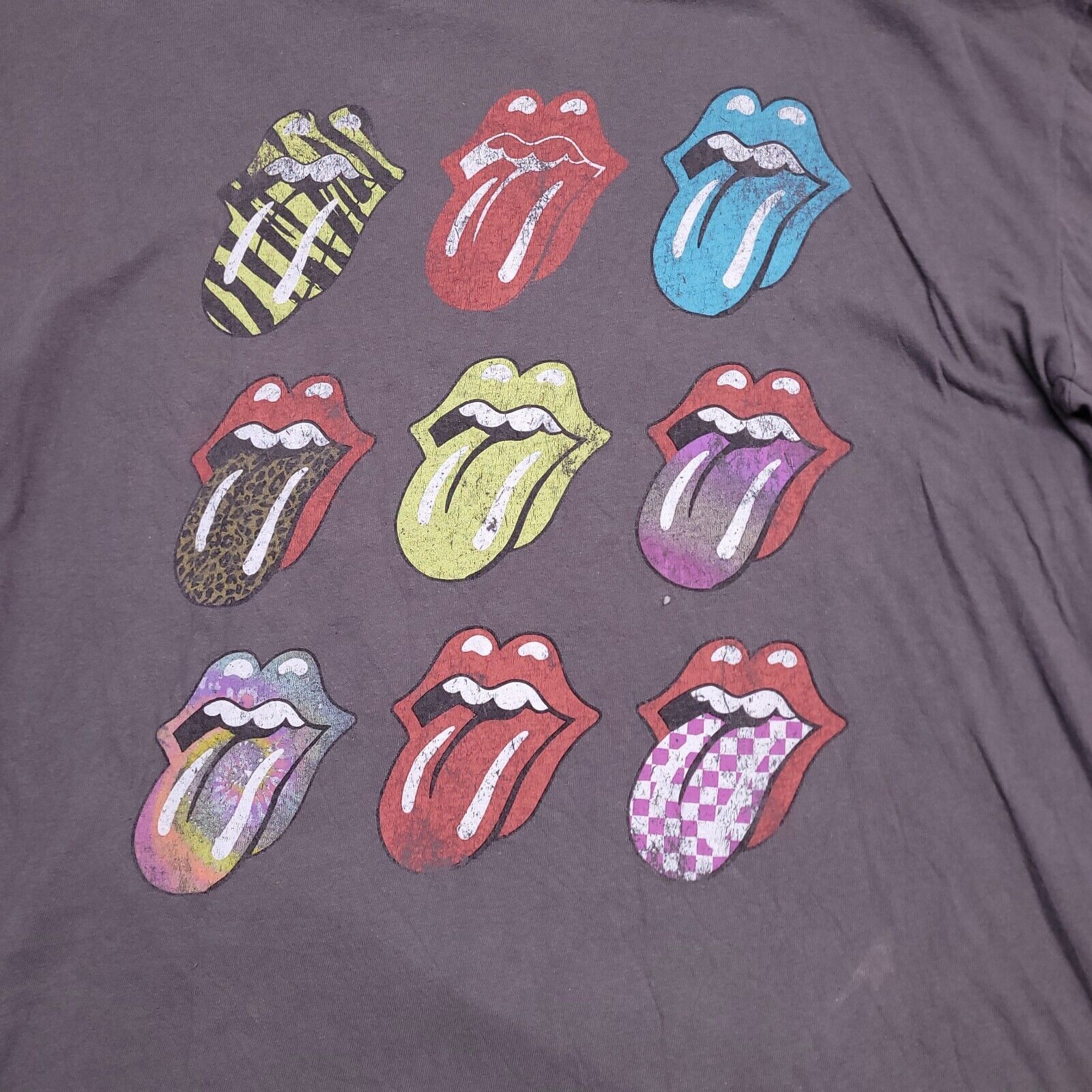 The Rolling Stones The Rolling Stones Graphic T-Shirt Adult Mens Size M Gray Size US M / EU 48-50 / 2 - 4 Thumbnail