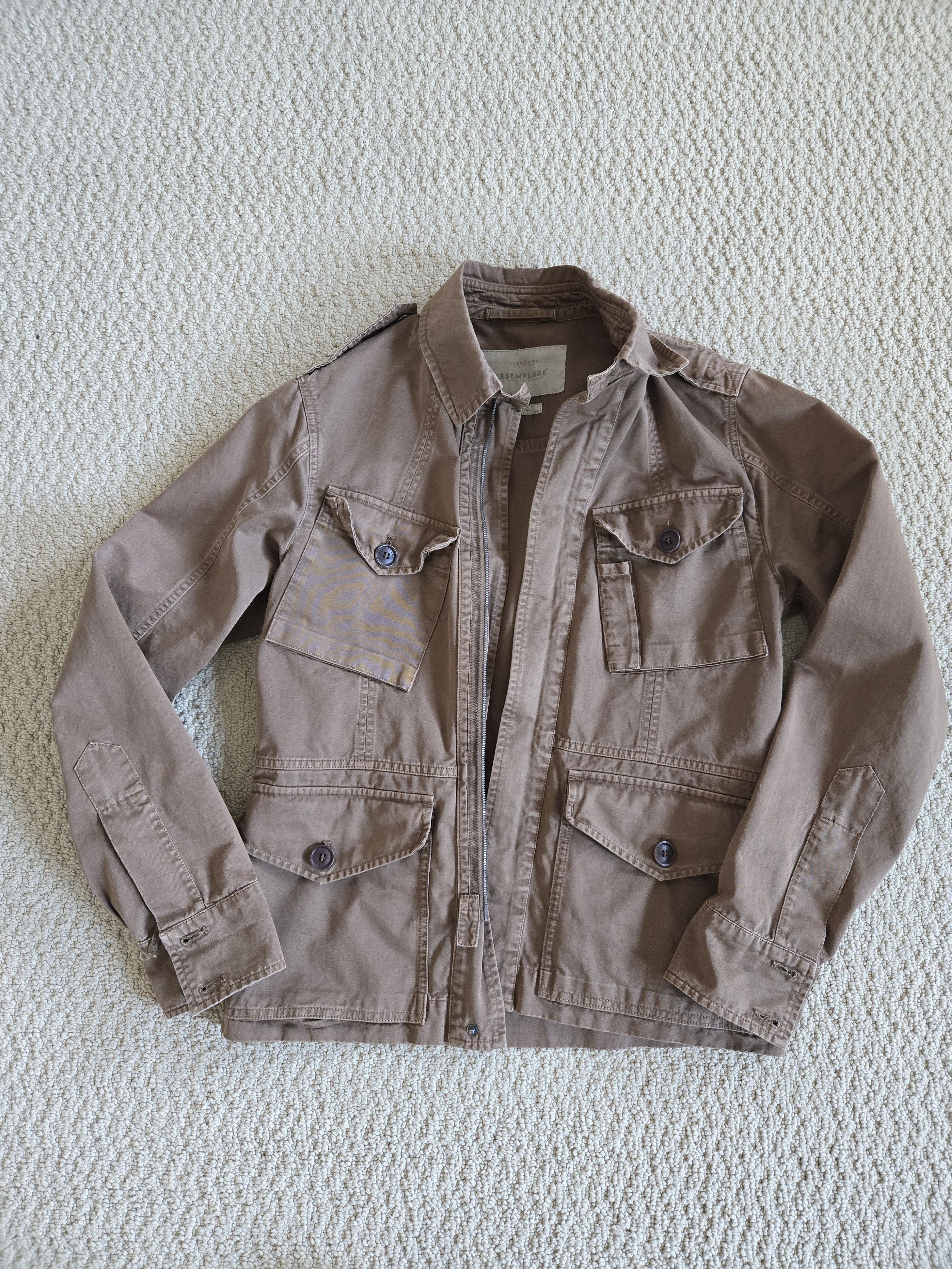 Esemplare brown military field jacket