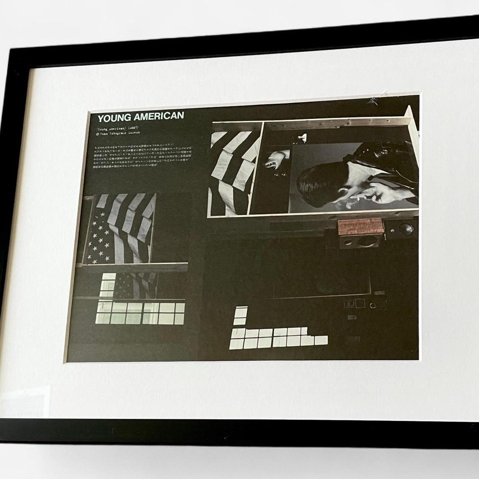 Hedi Slimane × Vintage Hedi Slimane Young American Anti-Utopia framed poster 9x12 Size ONE SIZE - 2 Thumbnail