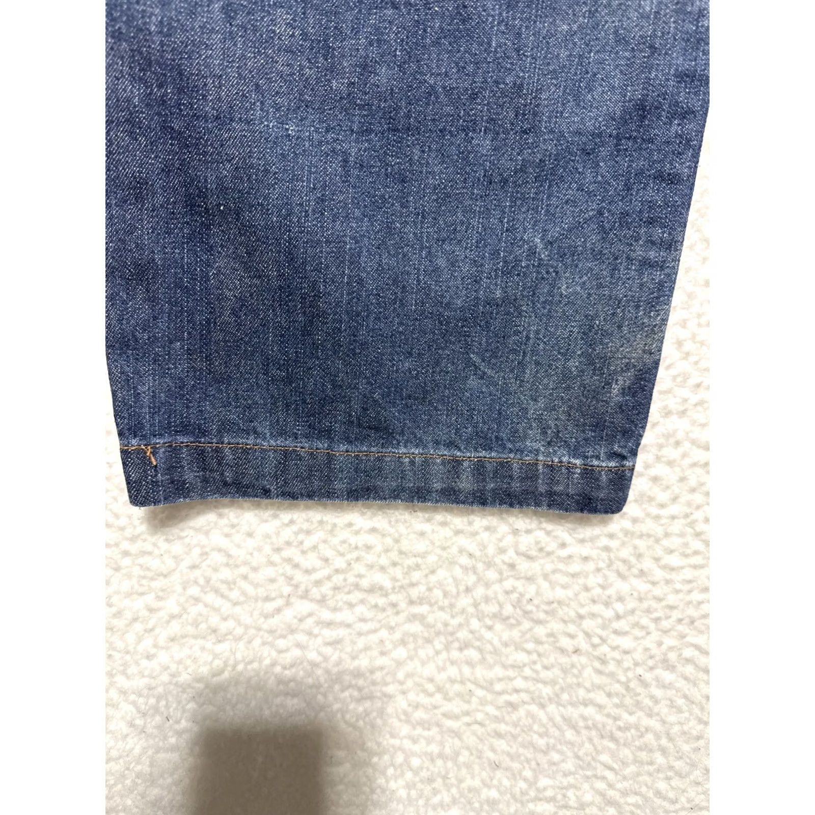 Vintage Ticomela Bocomal FR Flame-Resistant Jeans Men 34x30 Denim Blue Cotton Regular 30 Inseam Logo Straight Belt Zip Mens Size US 34 / EU 50 - 7 Thumbnail