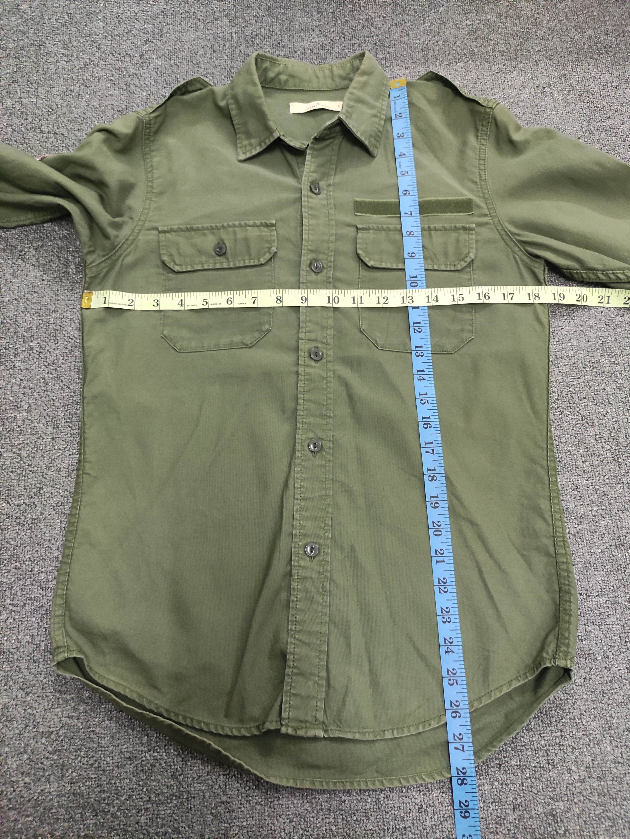 Global Work Vintage Gu Global Work Military Style Shirt Button Up Size S / US 4 / IT 40 - 7 Thumbnail