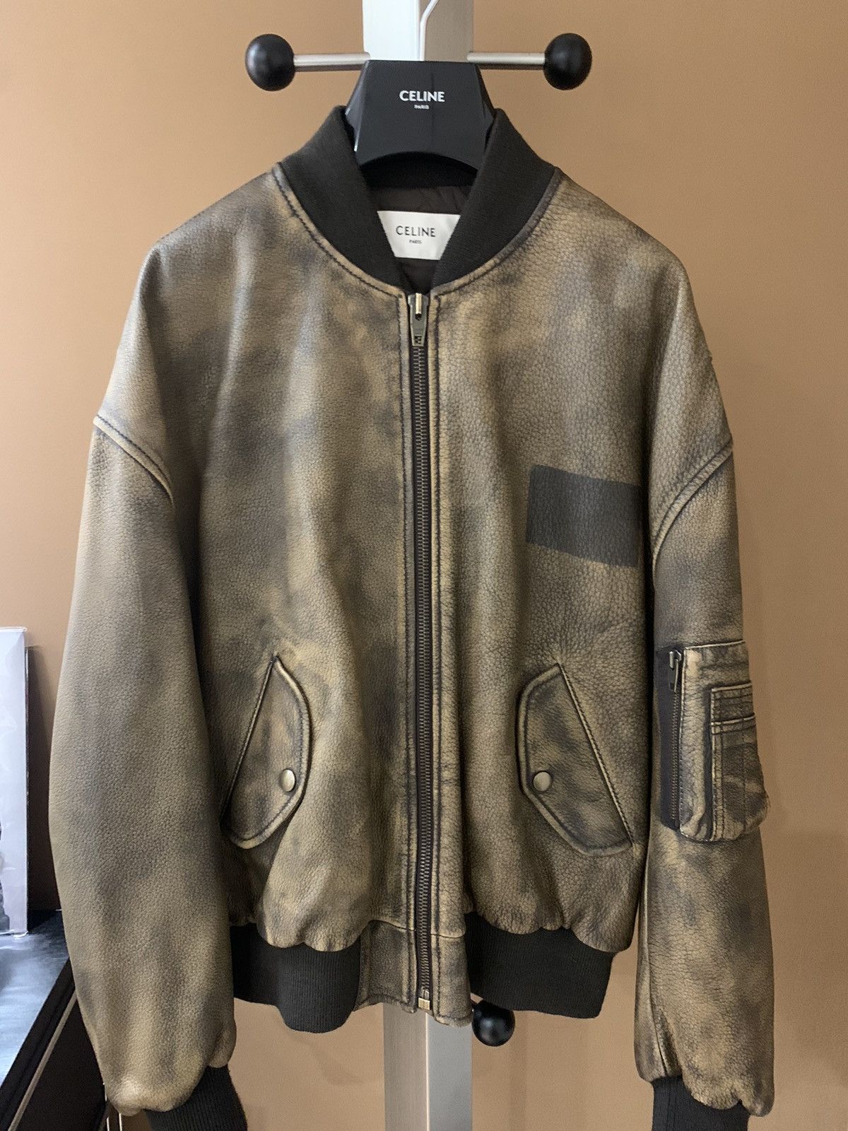 Celine Celine 2021FW Deerskin Aviator Teddy Jacket Size US S / EU 44-46 / 1 - 1 Thumbnail
