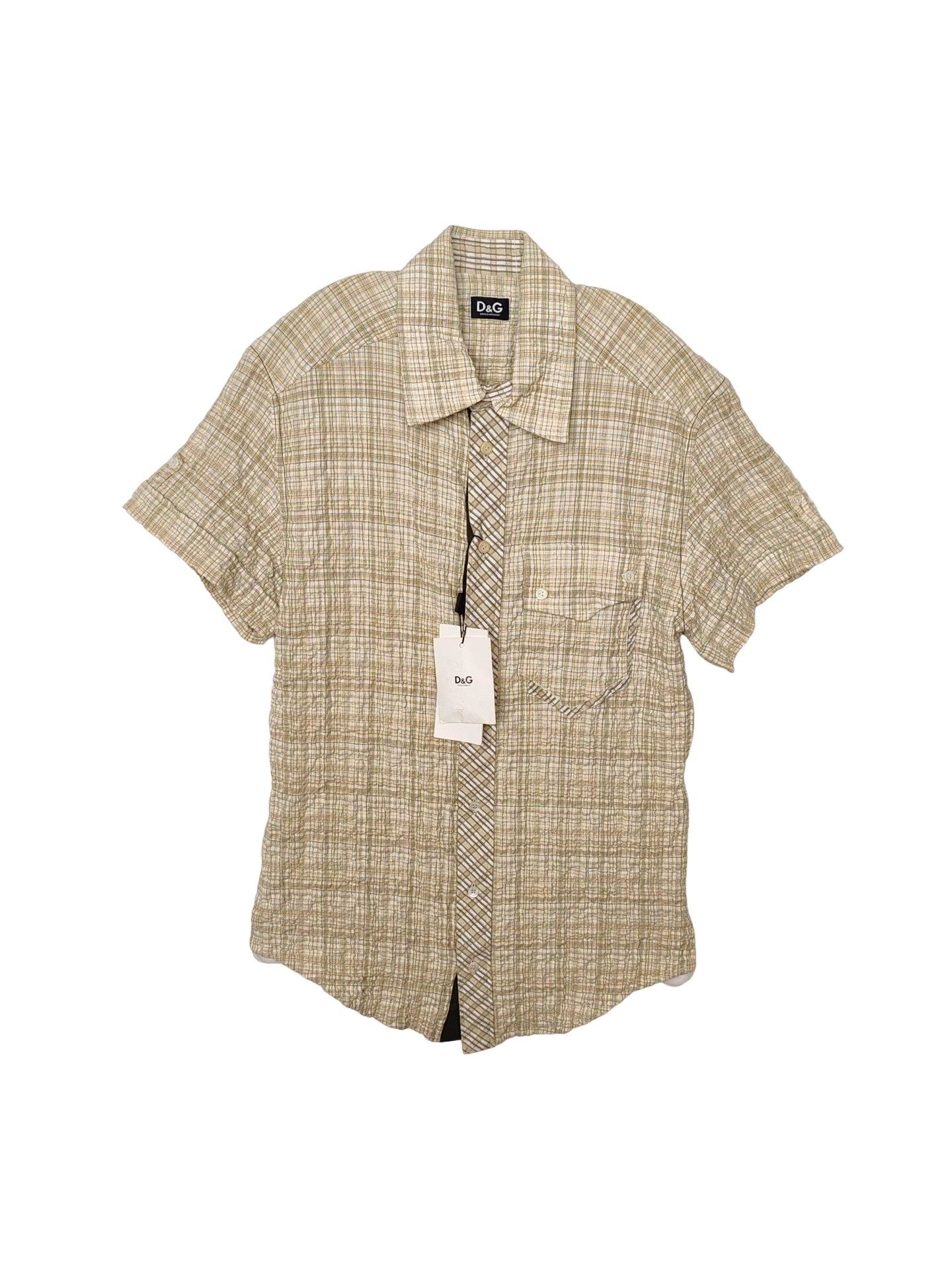 Dolce & Gabbana D&G Plaid Button Up Shirt Size 46 Size US S / EU 44-46 / 1 - 1 Thumbnail