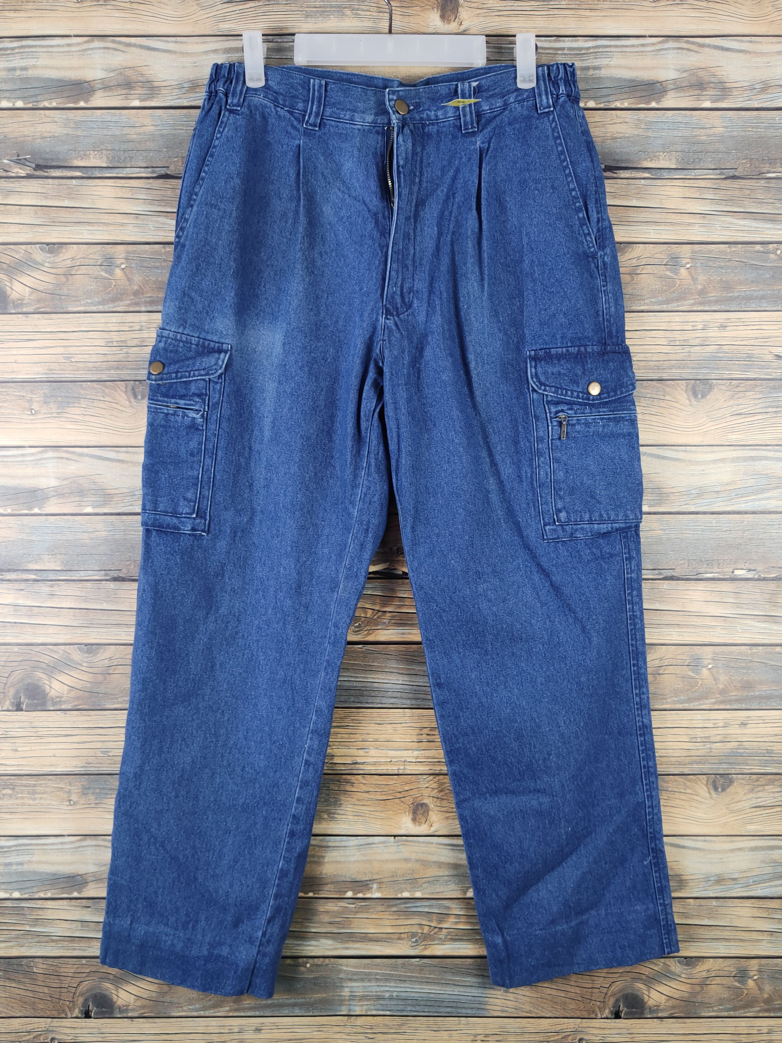 DL Japanese Brand Blue Distressed Ripped Jeans #1961