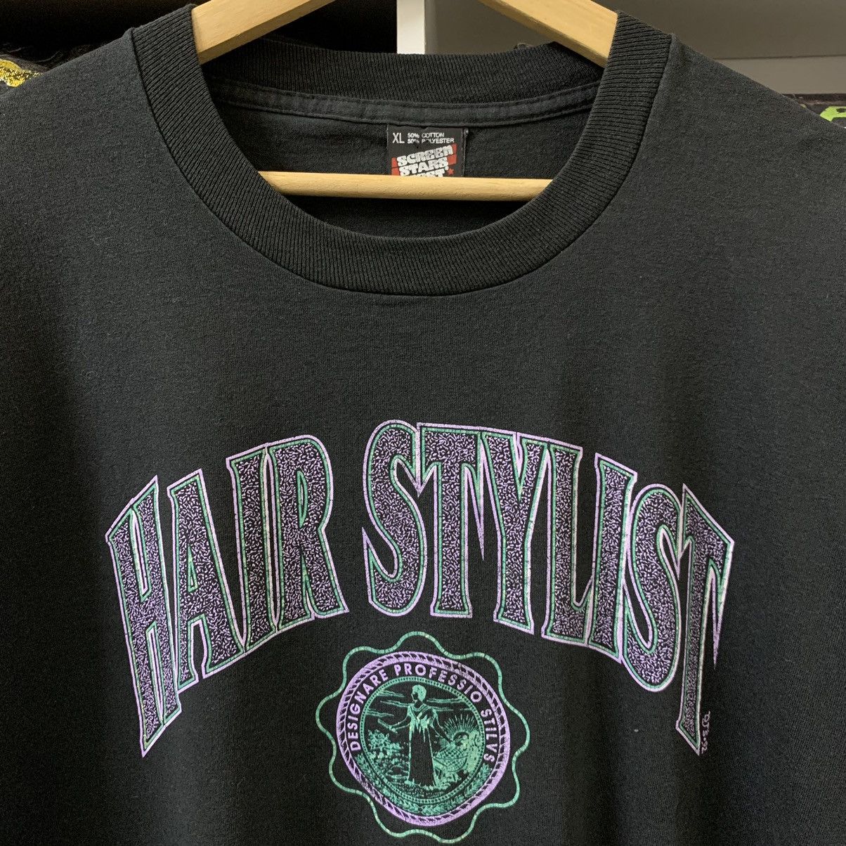 Vintage VTG 90’s OLD HAIRL STYLIST Size US XL / EU 56 / 4 - 2 Thumbnail