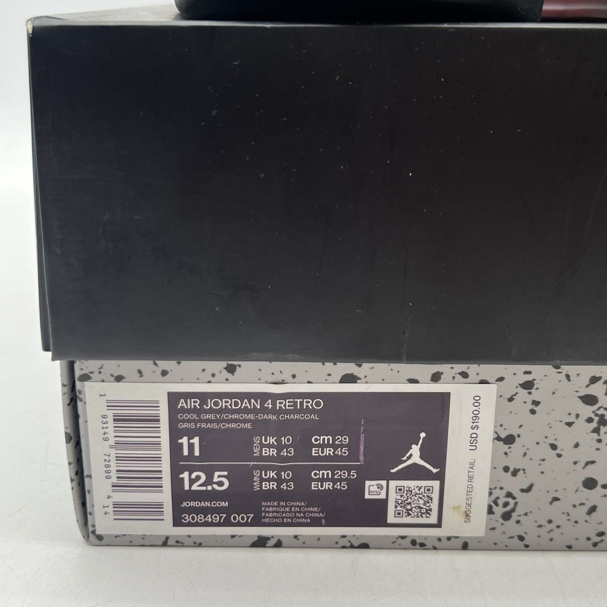 Jordan Brand Air Jordan 4 cool grey Size US 11 / EU 44 - 6 Thumbnail