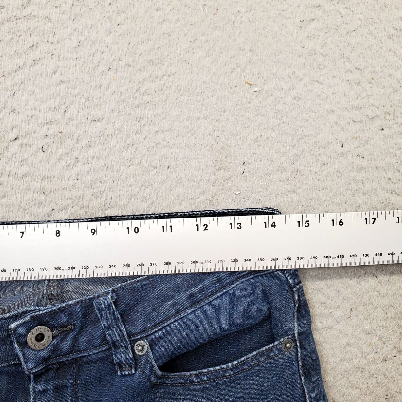 Lucky Brand Lucky Brand Sasha Jeans Women's 8/29 Navy Low Rise 5-Pocket Design Skinny Denim (Size 28) Womens Size 30" / US 8 / IT 44 - 5 Thumbnail