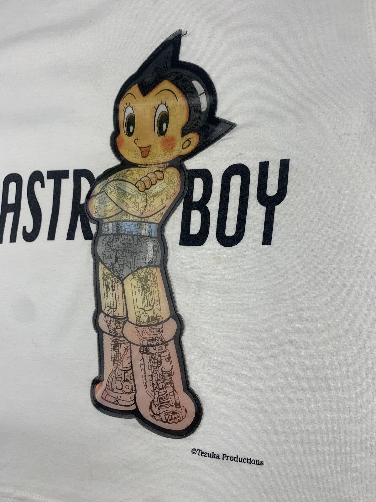 Anime 2000s Astro Boy by Tezuka Production Japan Hologram Baby Tee Size XS / US 0-2 / IT 36-38 - 5 Thumbnail