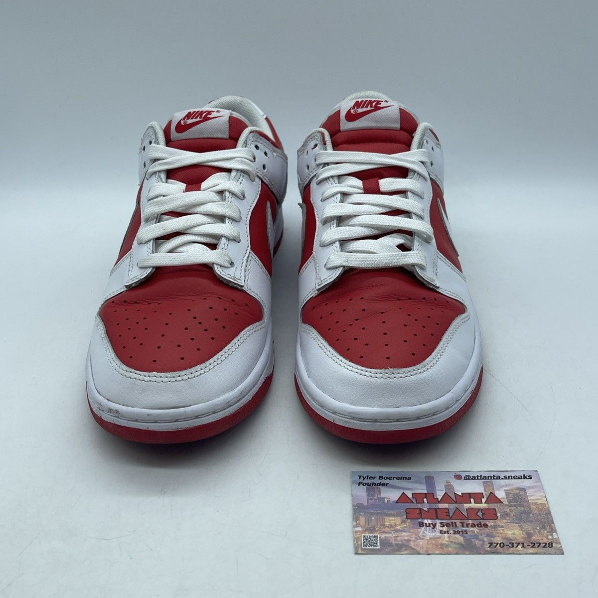 Nike Dunk low championship red Size US 9.5 / EU 42-43 - 2 Thumbnail