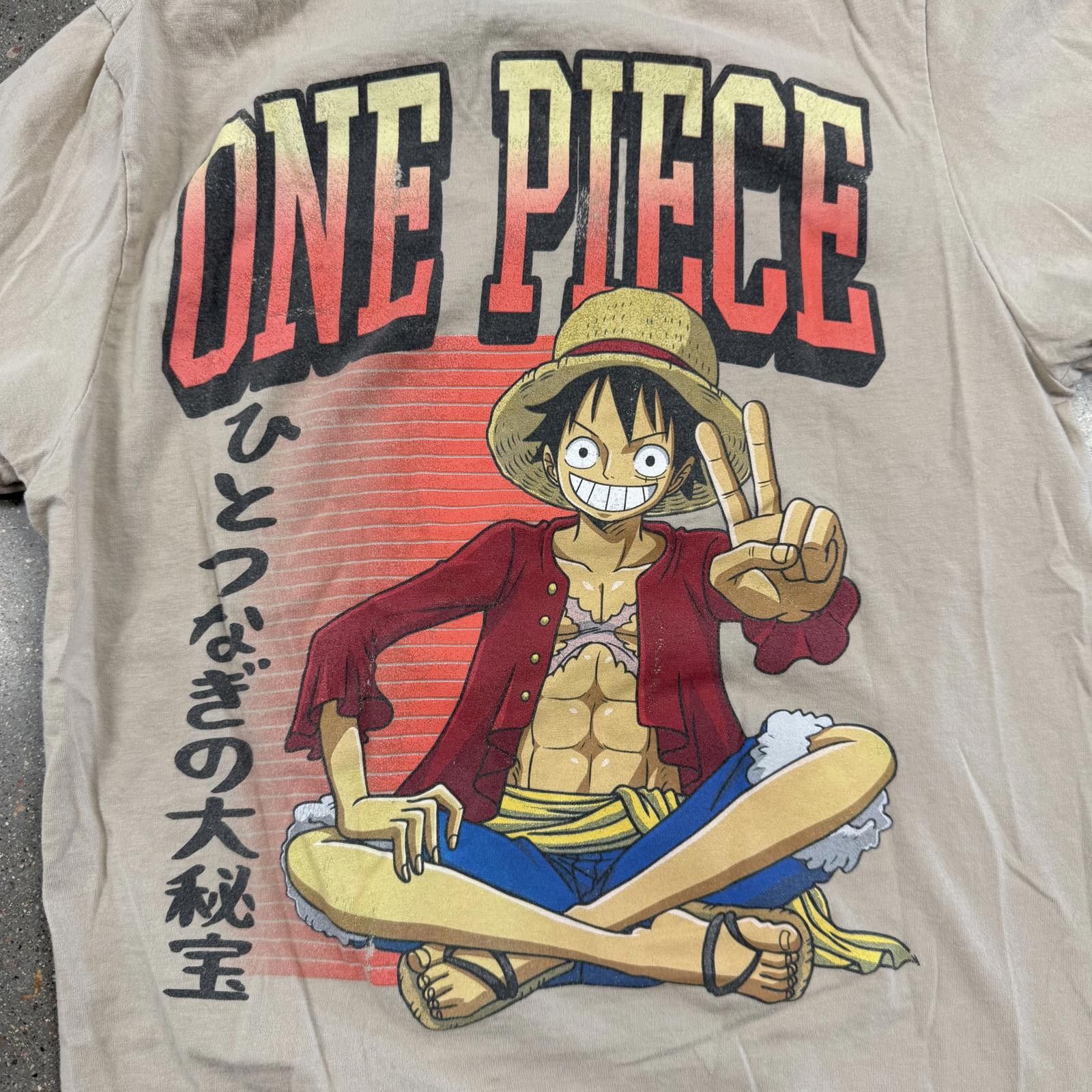 One Piece One Piece Monkey D Luffy 2 Sided Print Japanese Rare HTF - S Size US S / EU 44-46 / 1 - 6 Thumbnail