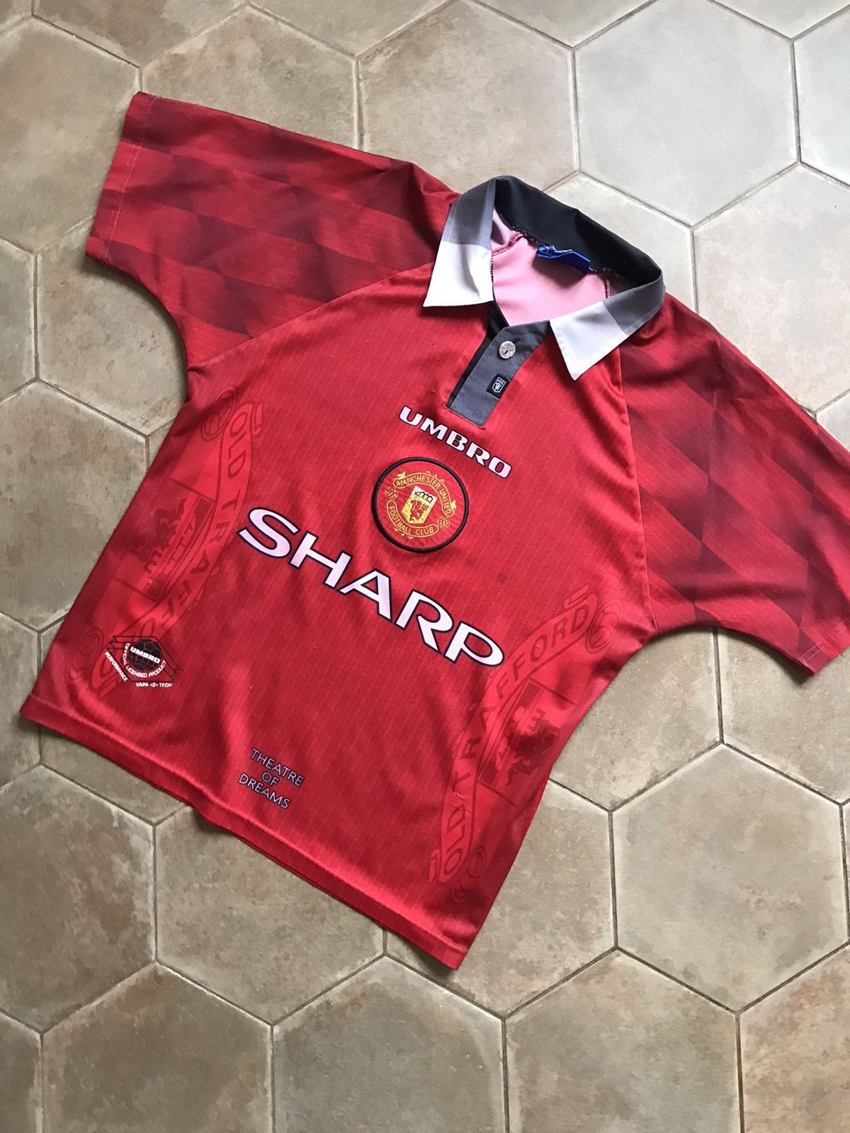 Umbro VINTAGE UMBRO MANCHESTER UNITED JERSEY SOCCER Size US XXS / EU 40 - 2 Thumbnail