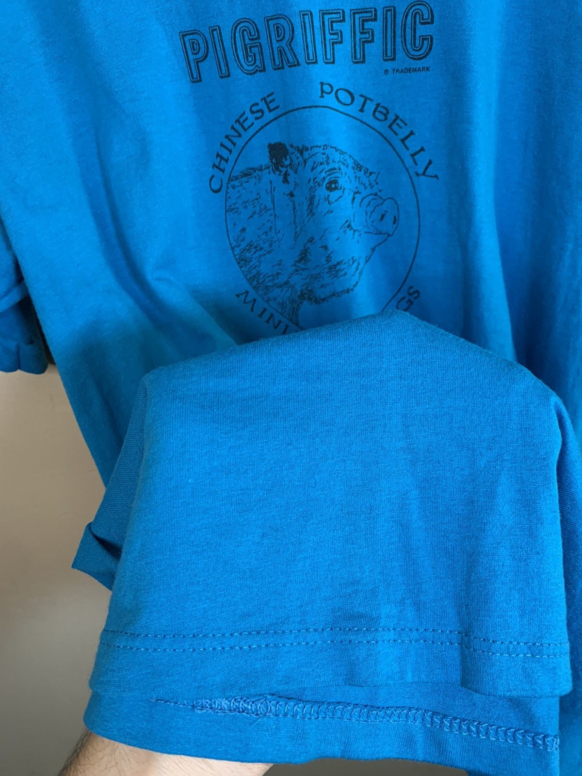 Vintage RARE Vintage 80s Pigriffic Potbelly Pigs Nevada City T-Shirt Size US L / EU 52-54 / 3 - 5 Thumbnail