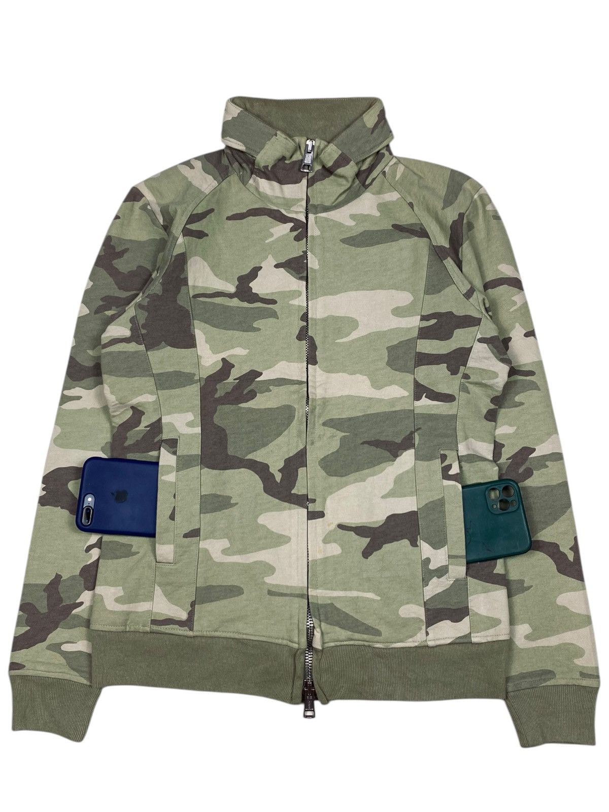AKM 2000s AKM - Lampo Zips Camo Track Jacket Size US M / EU 48-50 / 2 - 5 Thumbnail