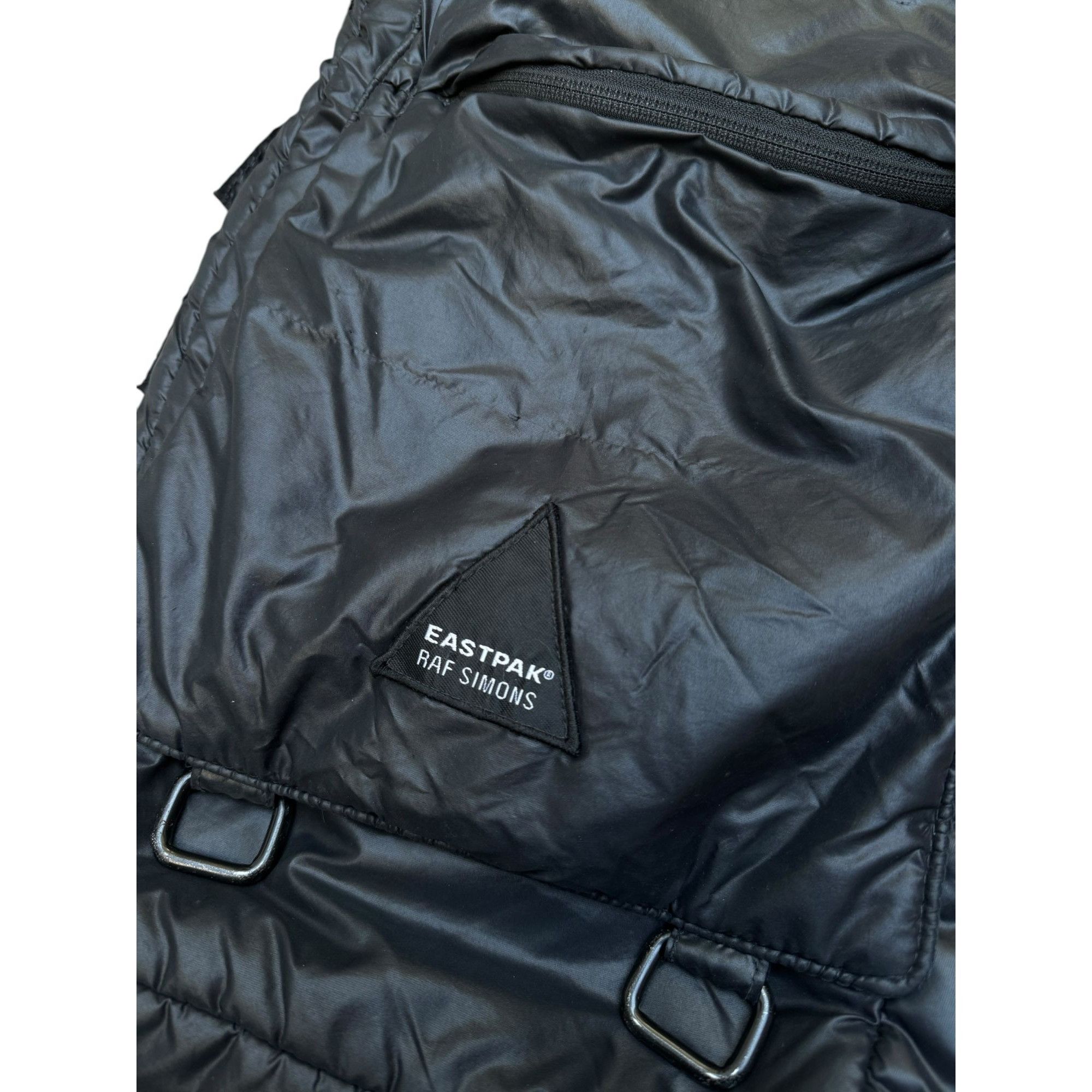 Eastpak × Raf Simons 2008 Black Nylon Flap Bag Size ONE SIZE - 3 Thumbnail