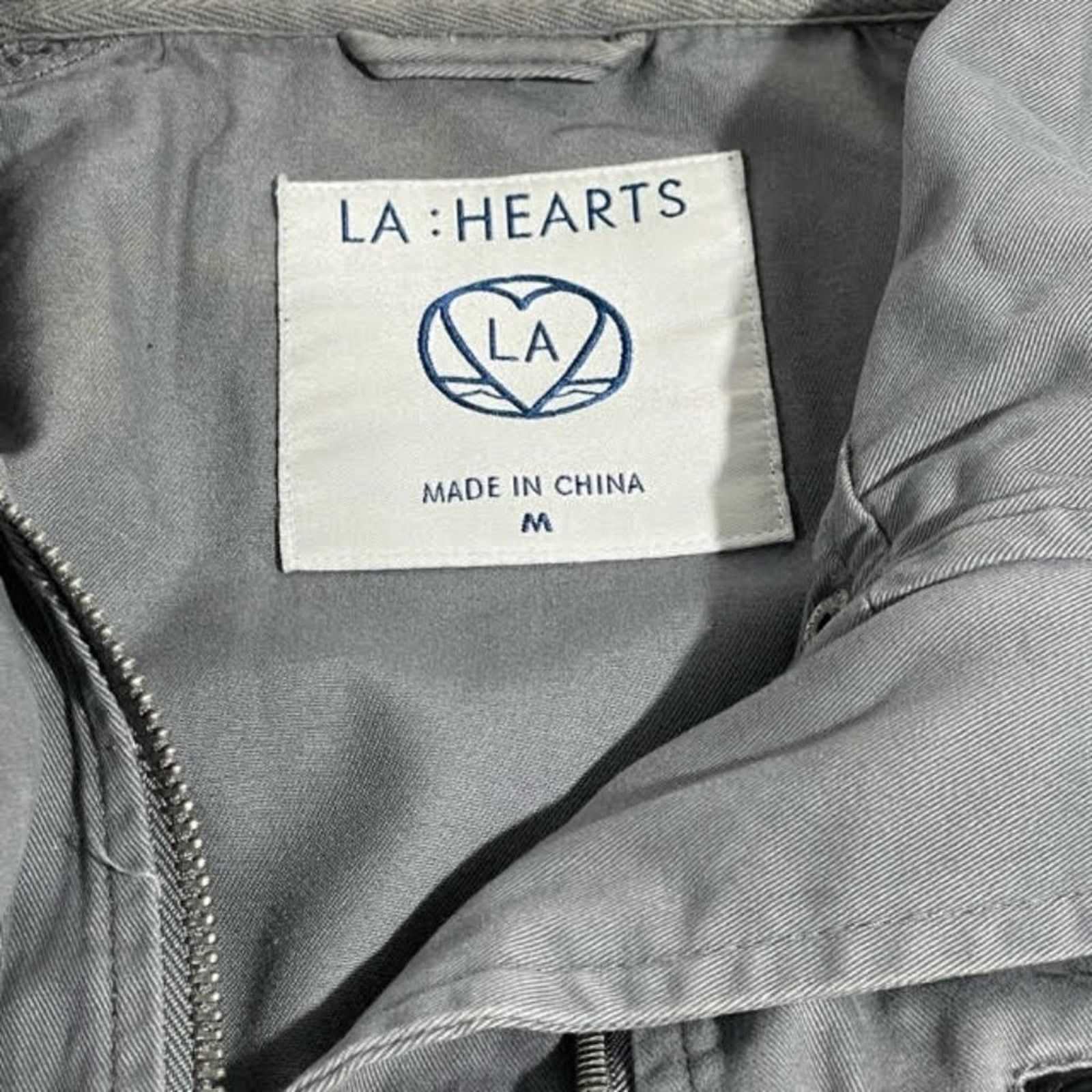 Other LA Hearts Black Gray Cargo Zip Up Hoodie Hybrid Jacket Size M / US 6-8 / IT 42-44 - 5 Thumbnail