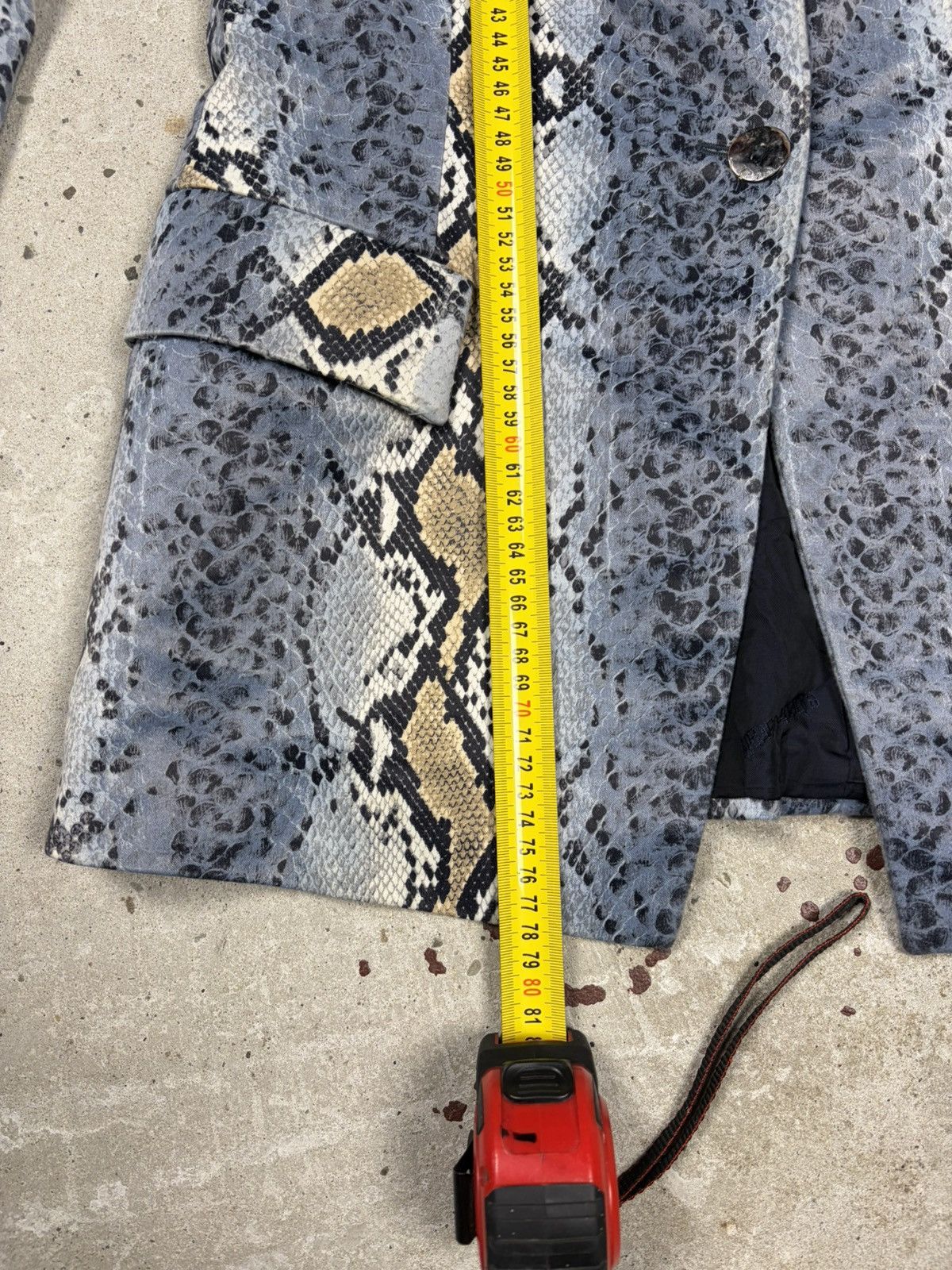 Roberto Cavalli Vintage 2000s Roberto Cavalli Snake Skin Python Print Blazer Size XL / US 12-14 / IT 48-50 - 21 Thumbnail
