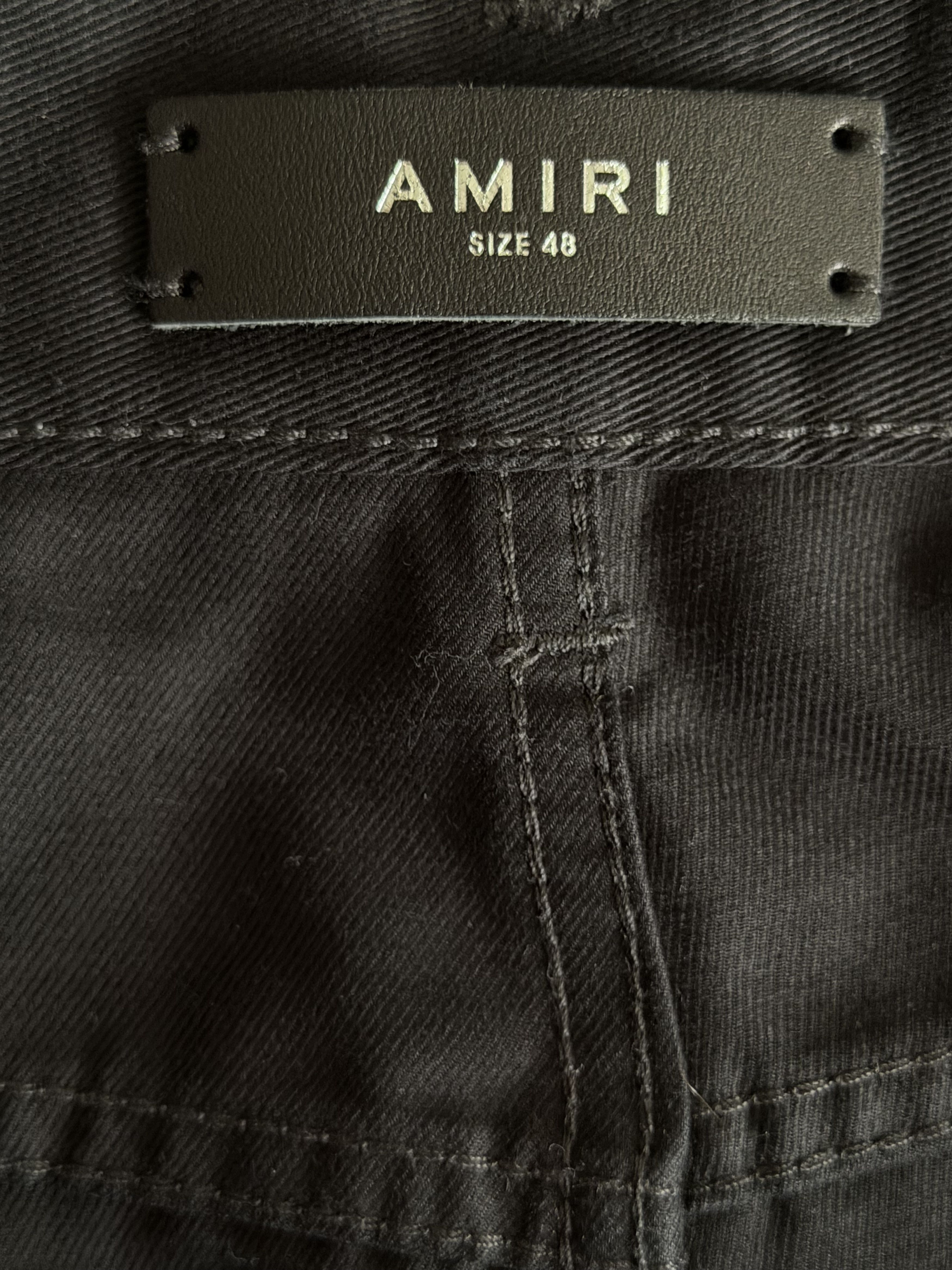 Amiri Amiri Black MA Monogram Carpenter Pants Size US 32 / EU 48 - 3 Thumbnail