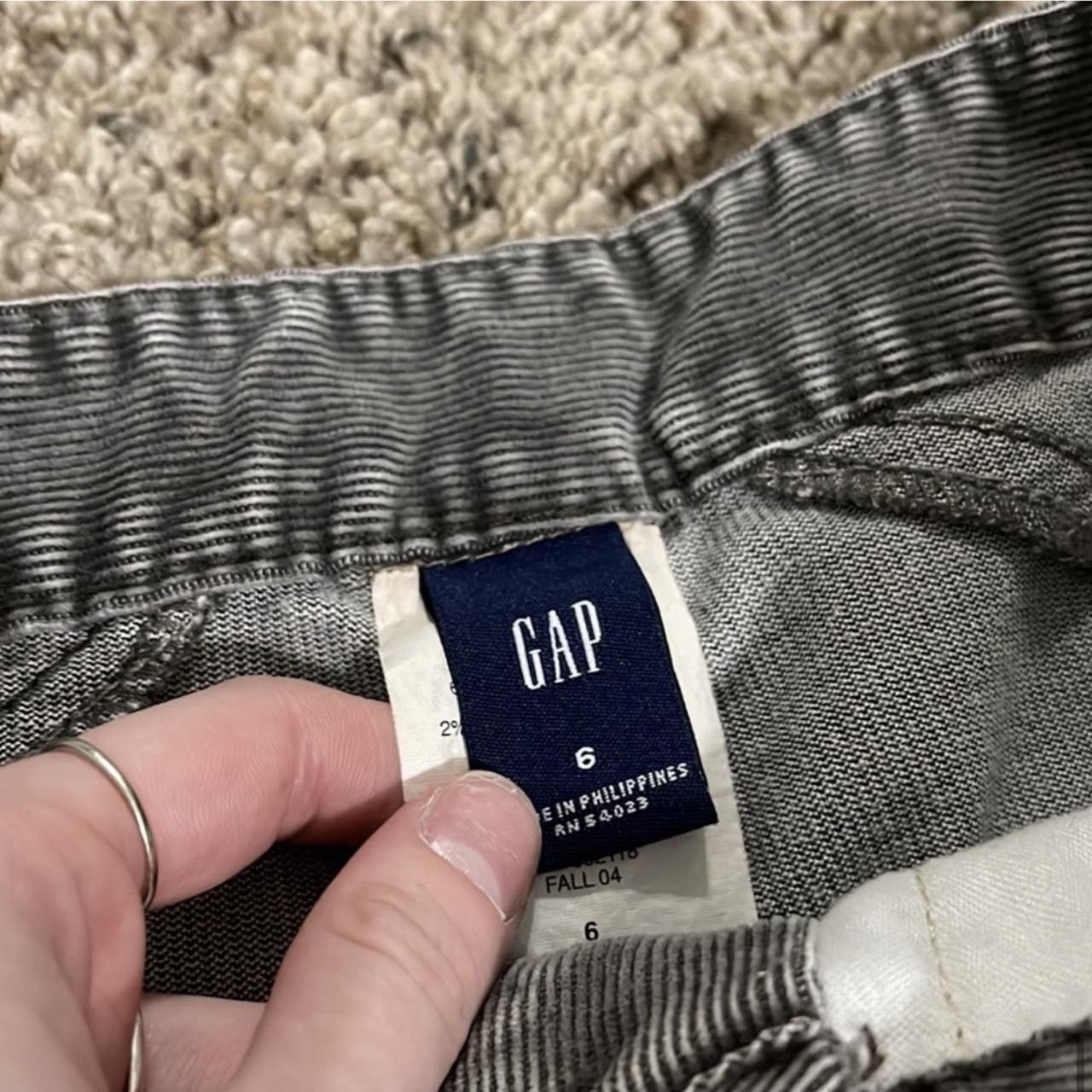 Gap × Vintage Y2K Gap Corduroy Skirt Size 28" / US 6 / IT 42 - 3 Thumbnail