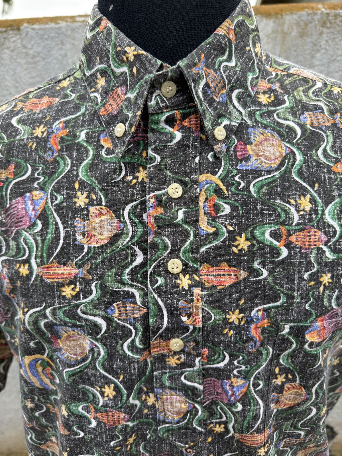 Reyn Spooner PreOwned Reyn Spooner Hawaiian Print Multicolored Men's L Size US L / EU 52-54 / 3 - 3 Thumbnail