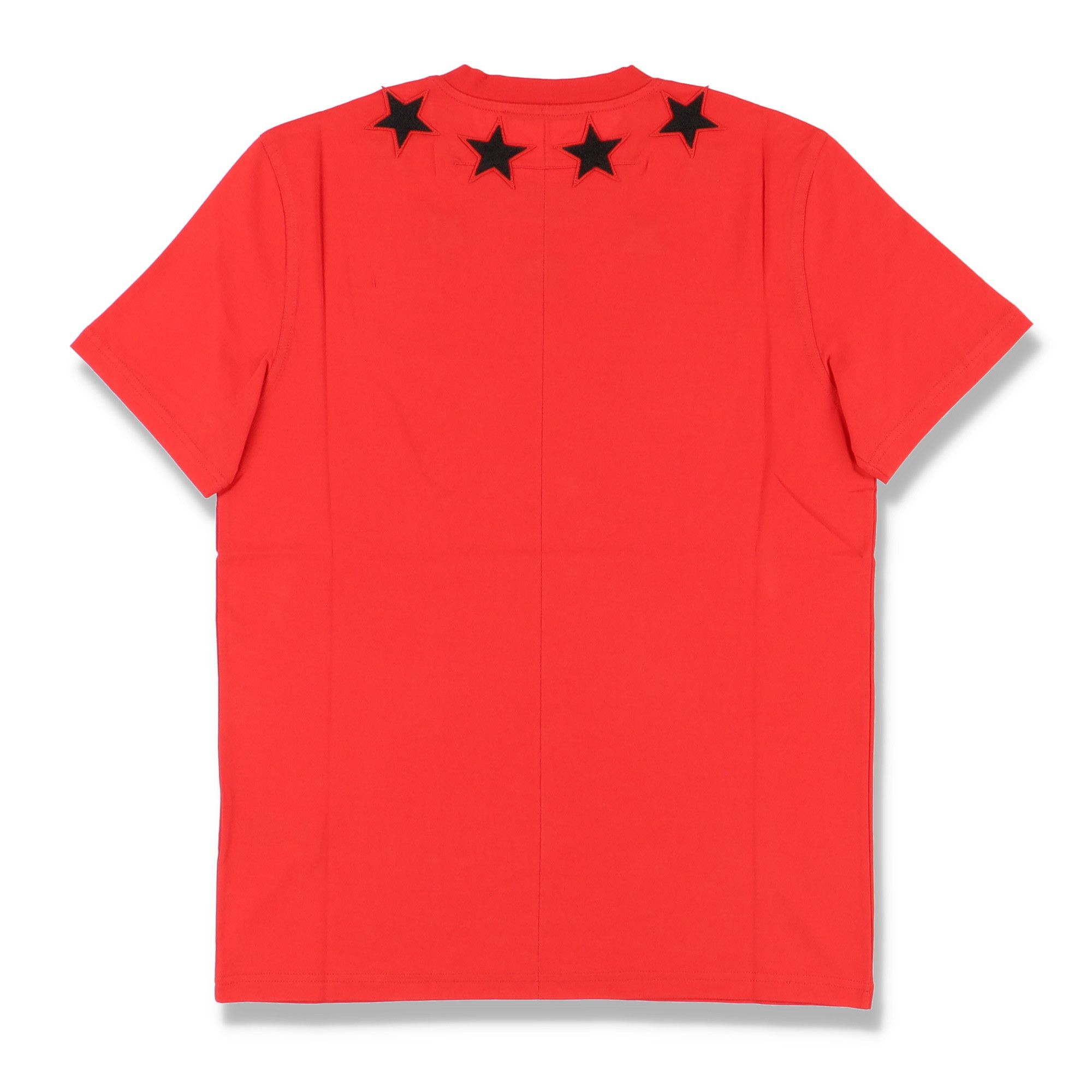 Givenchy Red and Black Felt 5 Stars T-Shirt Size US XS / EU 42 / 0 - 5 Thumbnail