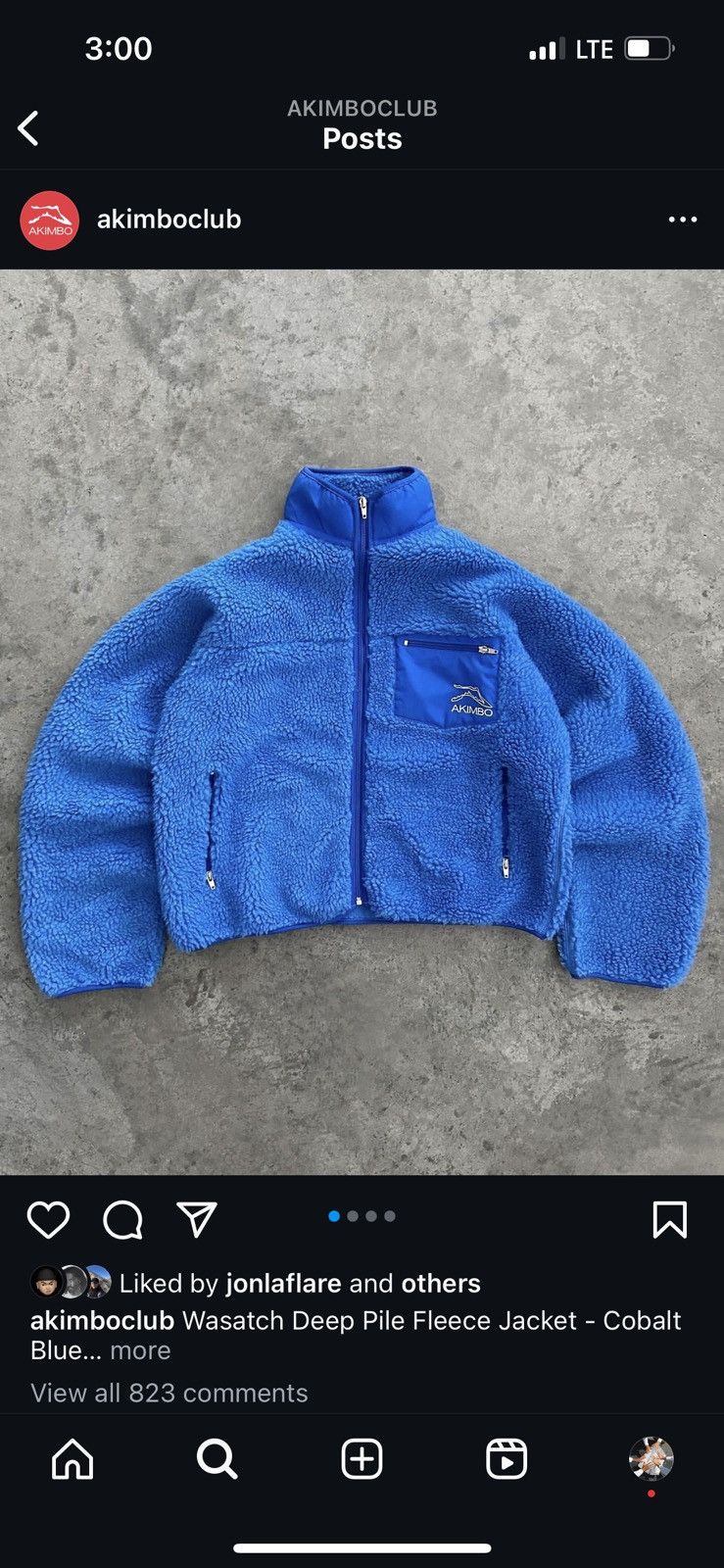 Akimbo Club Akimbo Club - Wasatch Deep Pile Fleece Jacket | Grailed