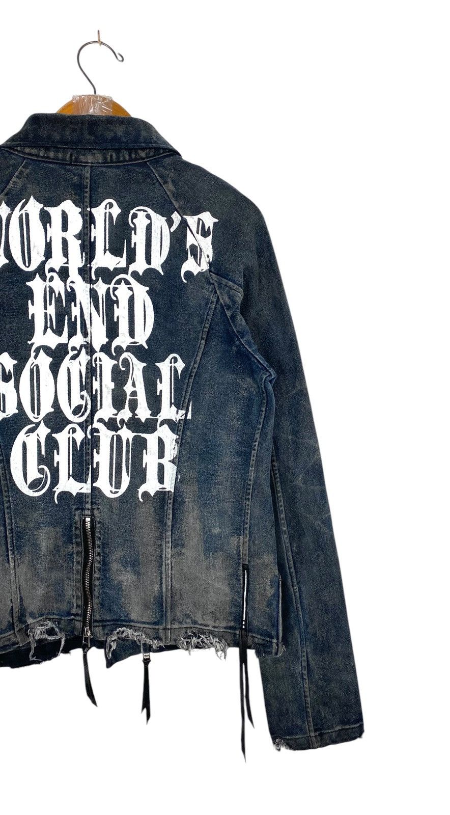KMRii KMRii World's End Social Club Denim Riders Punk Jacket Size US S / EU 44-46 / 1 - 3 Thumbnail