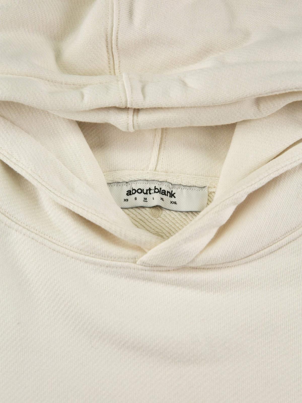 About:Blank about:blank Mens drop:seven White Hoodie Medium White Size US M / EU 48-50 / 2 - 4 Thumbnail