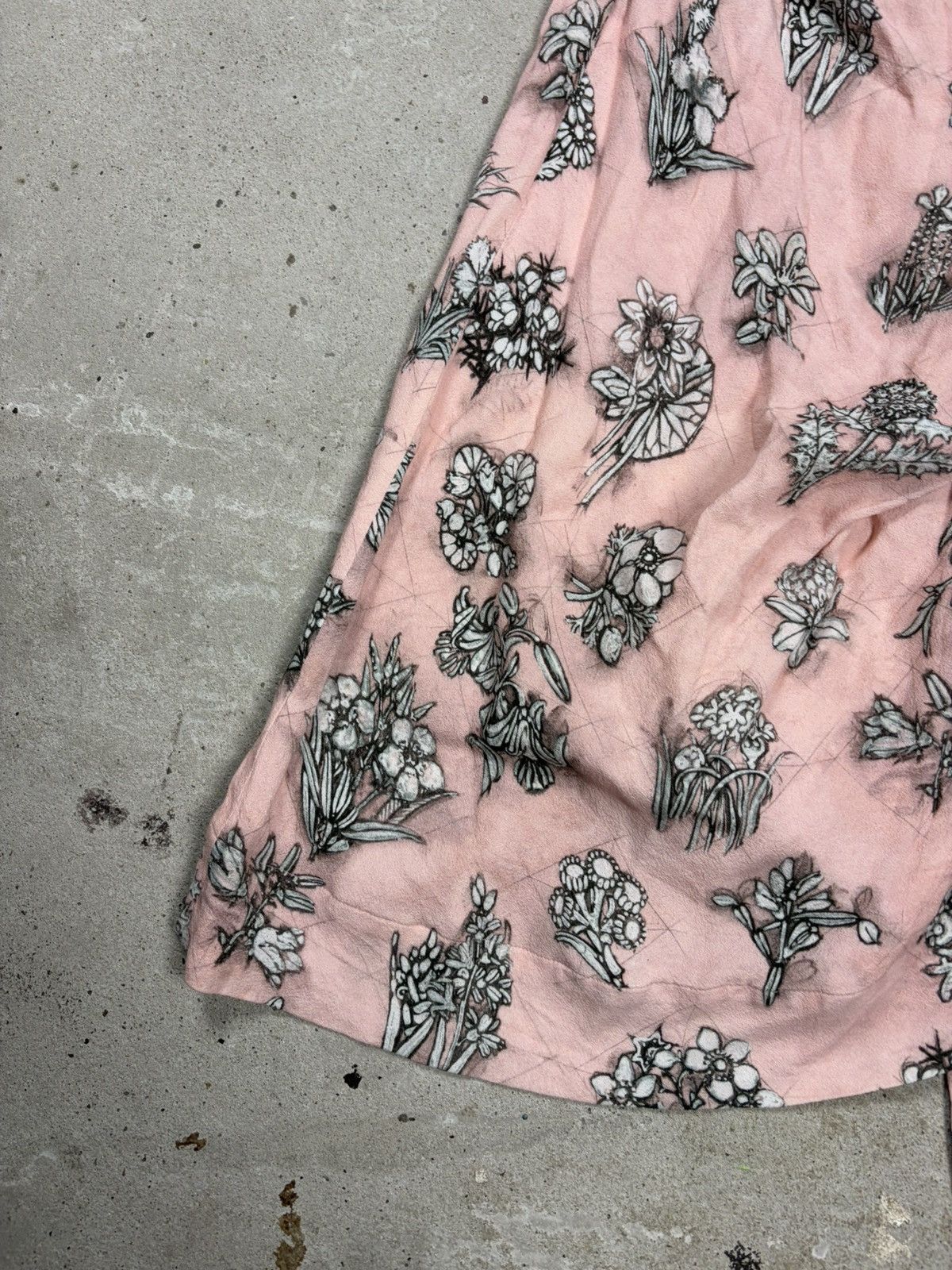 Vivienne Westwood Vivienne Westwood Red Label 2013 Pink Floral Print Dress Size M / US 6-8 / IT 42-44 - 3 Thumbnail