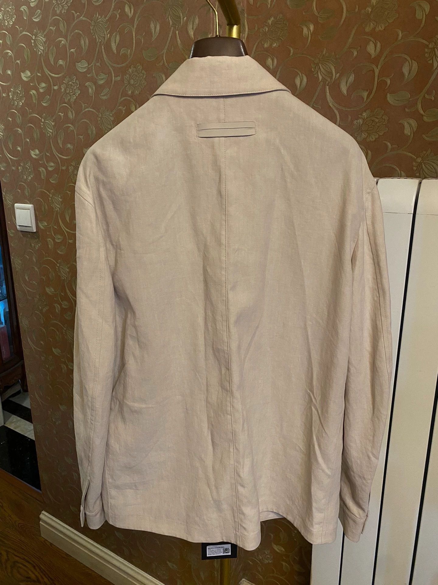 Ermenegildo Zegna Zegna New Logo Traveler 100% Linen 4-Pocket Jacket Size US M / EU 48-50 / 2 - 3 Thumbnail