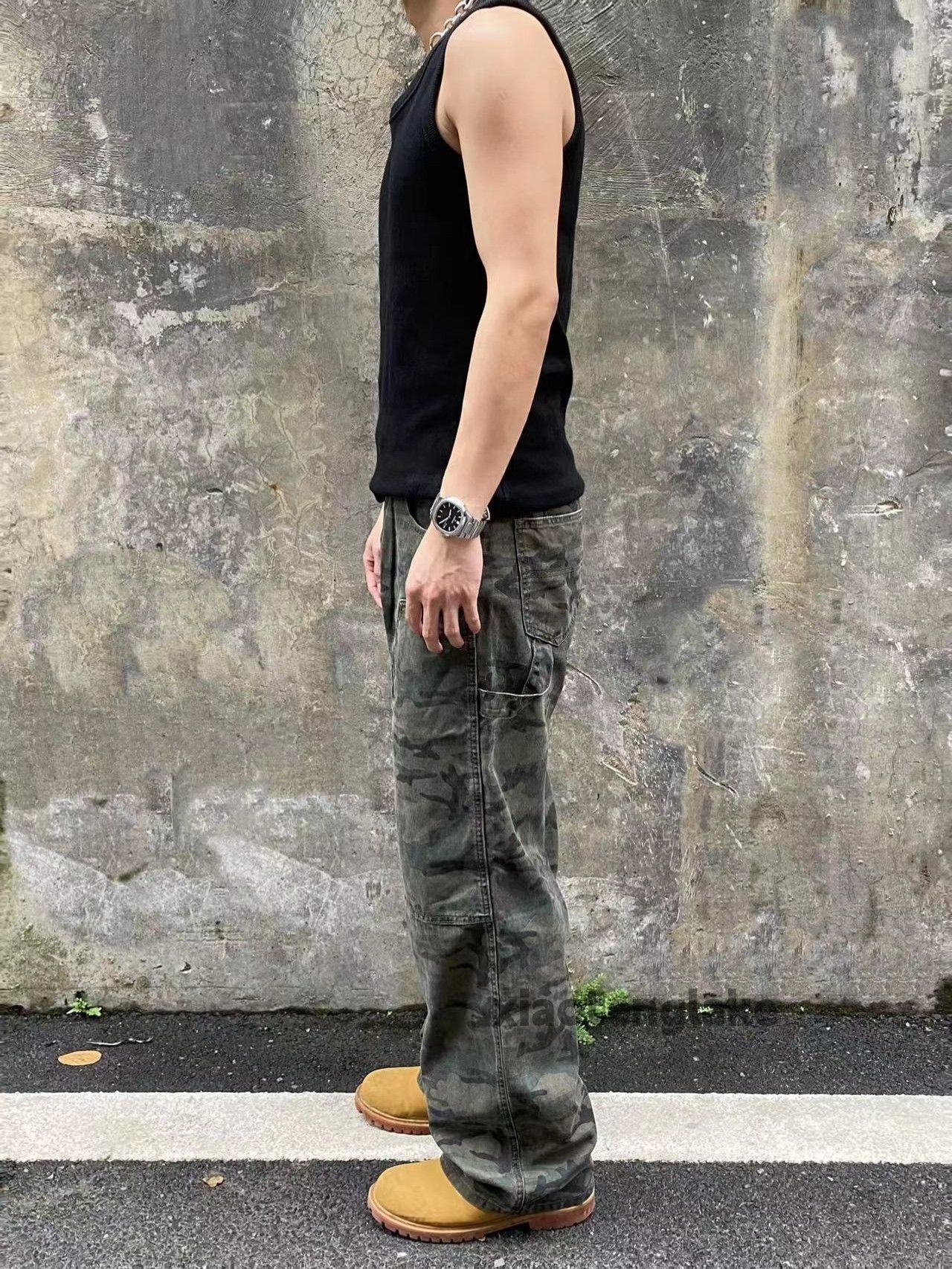 Designer × Japanese Brand × Vintage Utility military loose baggy work outdoor carpenter pants Size US 32 / EU 48 - 5 Thumbnail