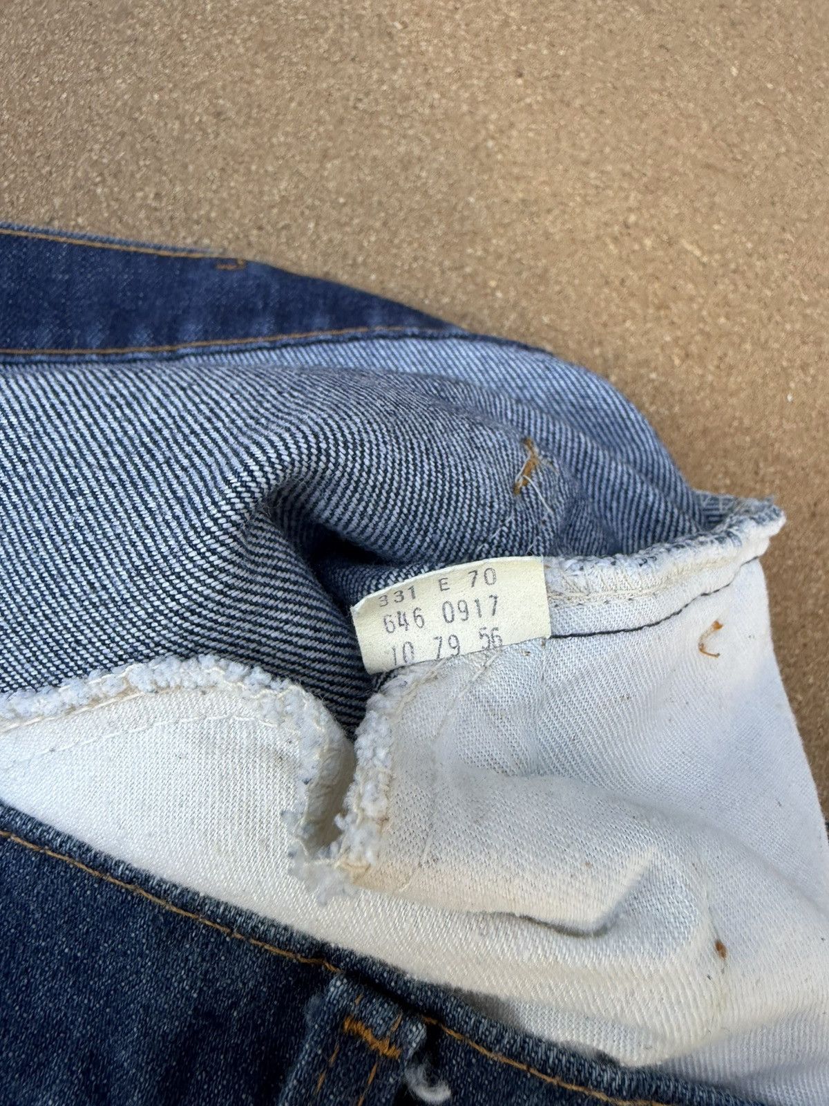Levi's Vtg 70’s Levi’s 646 Orange Tab Bellbottom Flare Jeans 34x28 Size US 34 / EU 50 - 6 Thumbnail