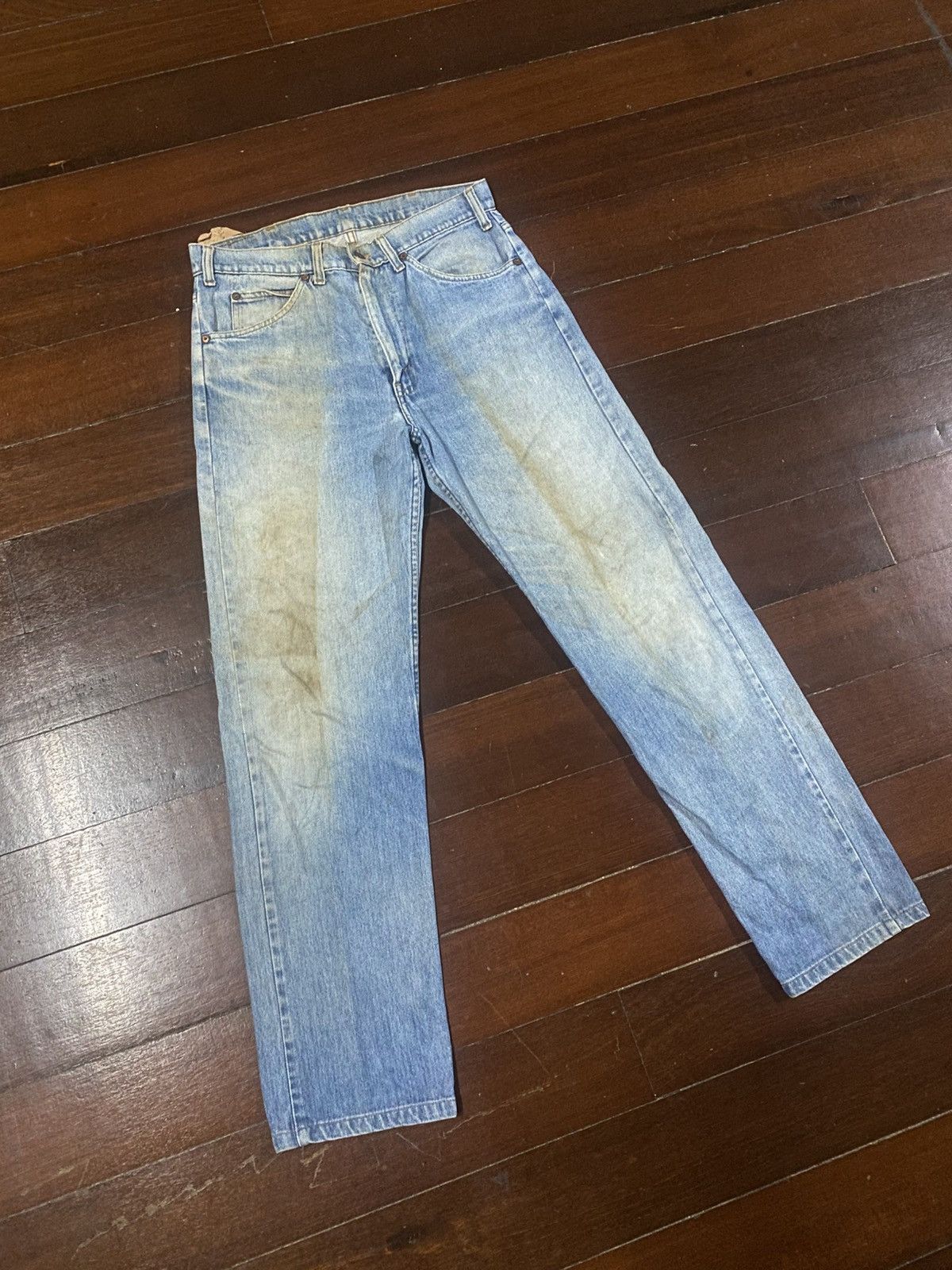 Levi's Vintage 80s 90s Levi’s Oren tag rusty distressed mud wash Size US 32 / EU 48 - 2 Thumbnail