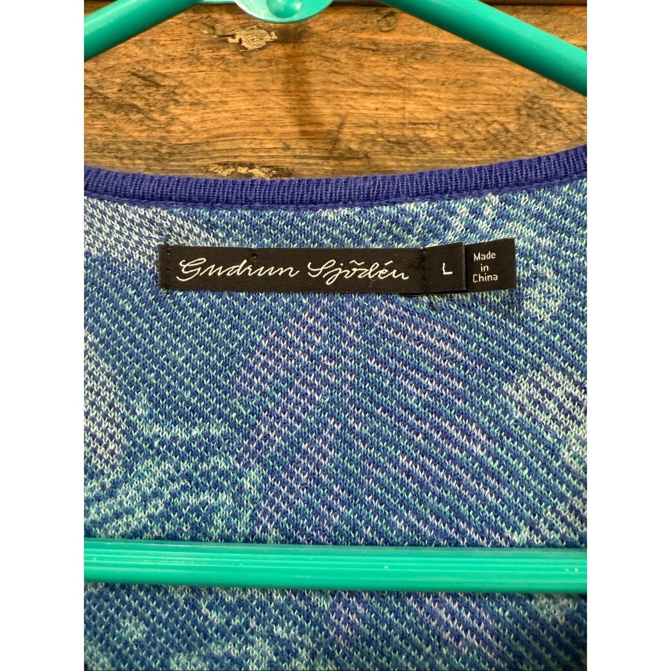 Guru Gudrun Sjoden blue cardigan sweater size Large Size L / US 10 / IT 46 - 3 Thumbnail