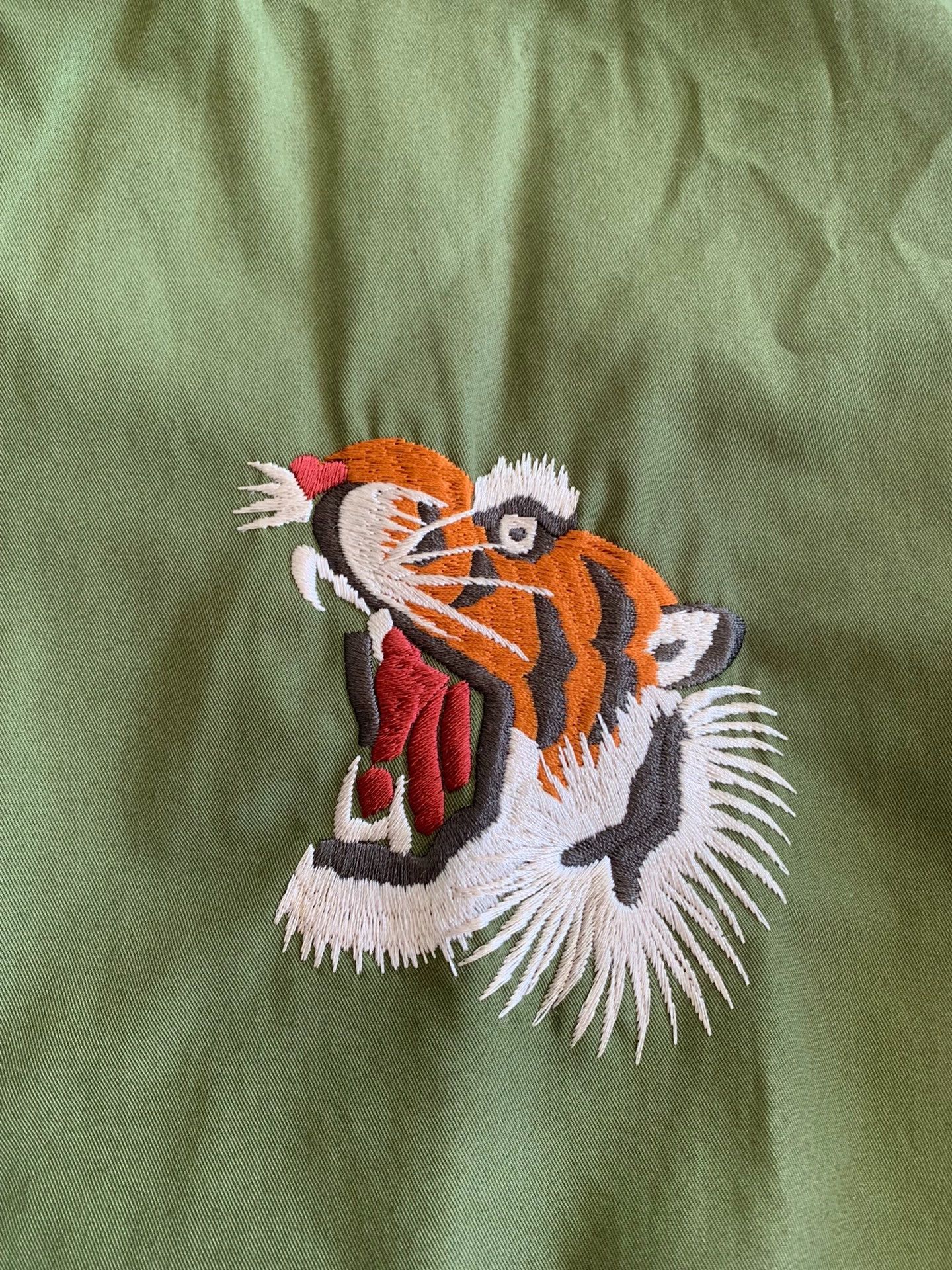 Other LOST CONTROL Embroidered Tiger Retro Zip Baseball Jkt JP 4 Size US XL / EU 56 / 4 - 3 Thumbnail