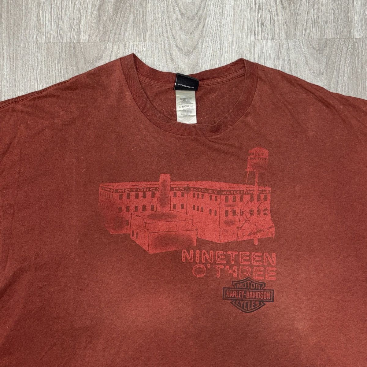 Harley Davidson Mens Harley Davidson Graphic T Shirt Red Wisconsin Size US XXL / EU 58 / 5 - 4 Thumbnail