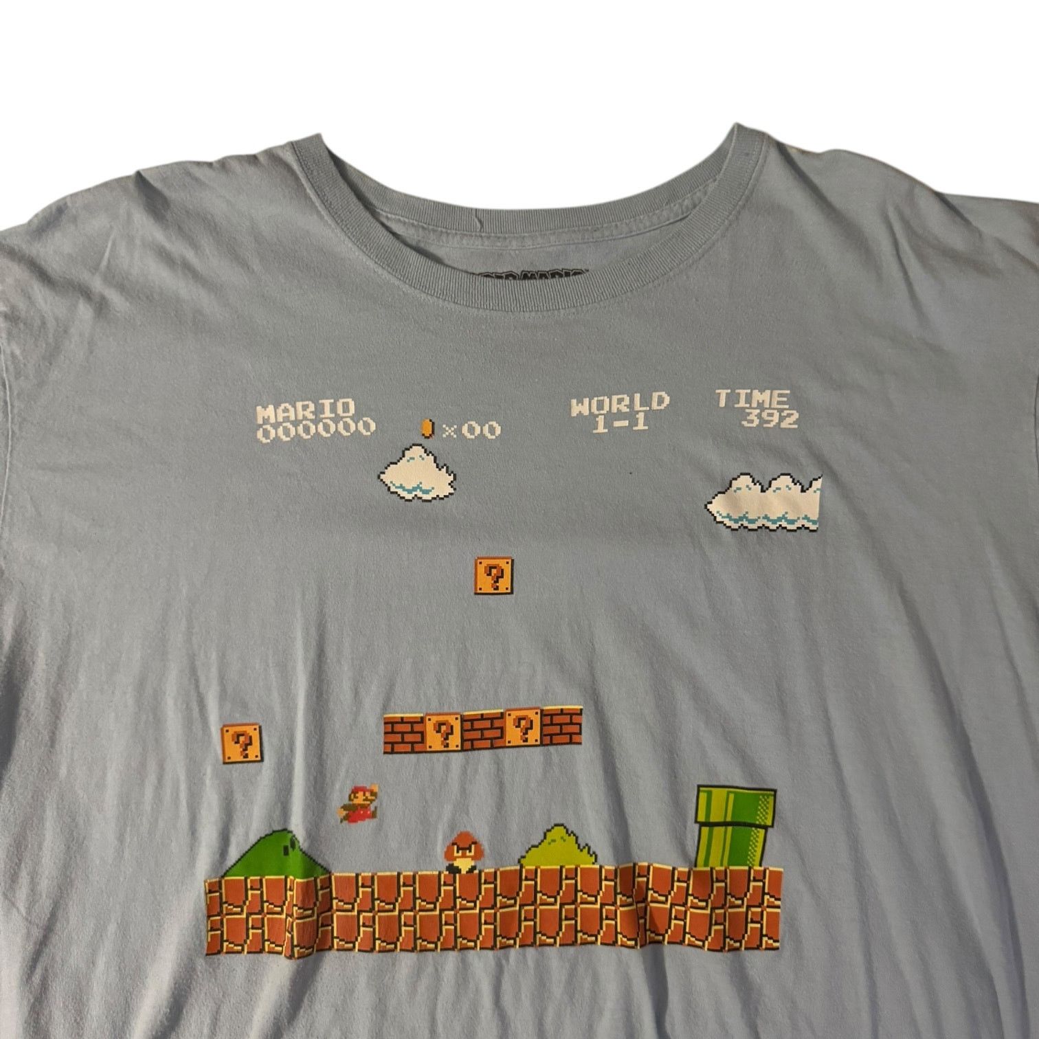 Other Thinkgeek Nintendo Super Mario Shirt Mario Goomba & Pipe 2XL Size US XXL / EU 58 / 5 - 2 Thumbnail