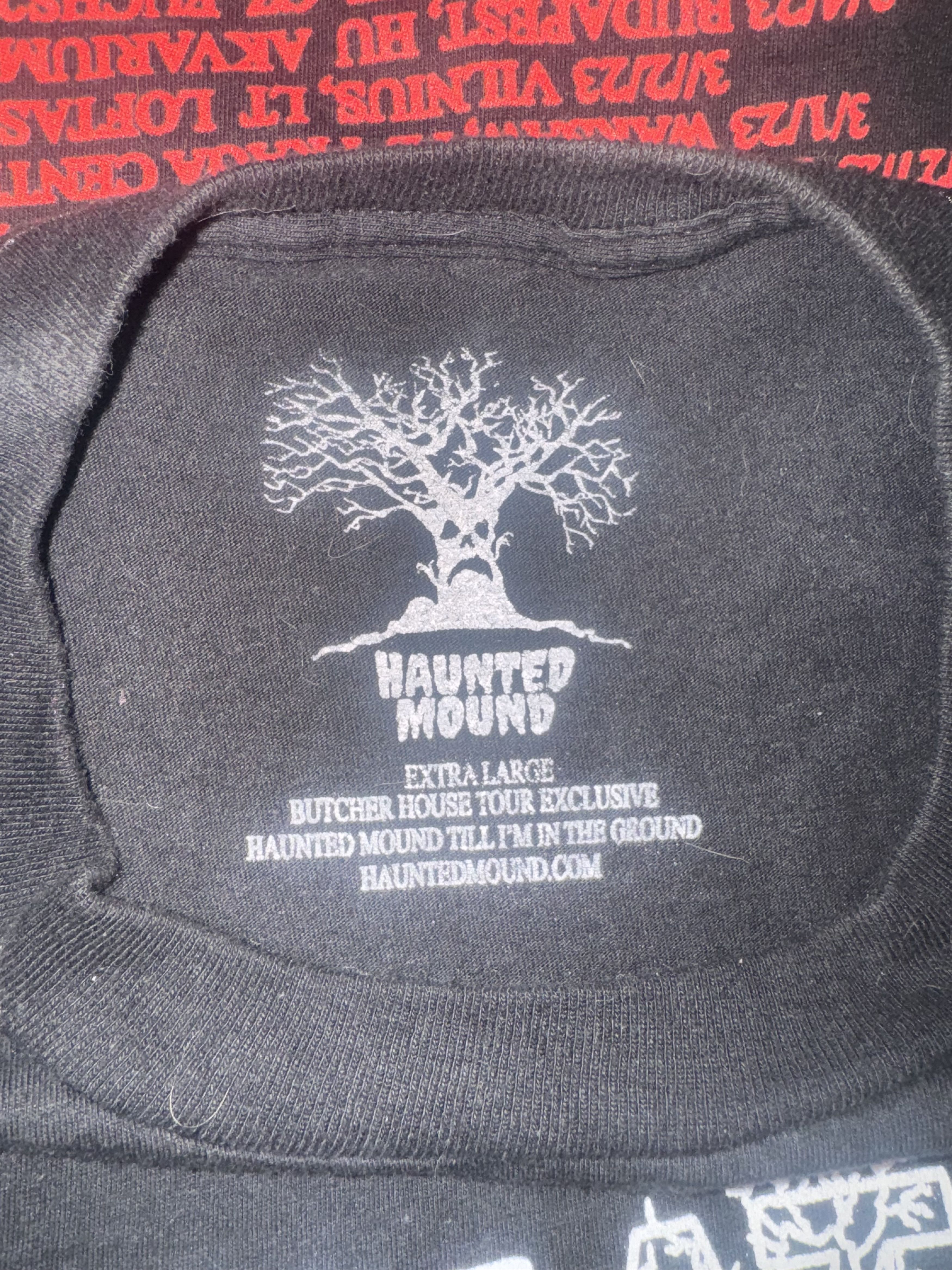 Haunted Mound Sematary Butcher House Tour Shirt. Size US XL / EU 56 / 4 - 3 Thumbnail