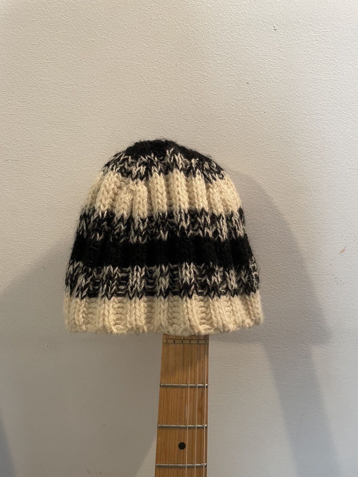 Dior × Hedi Slimane FW05 Brown Wool Beanie | Grailed