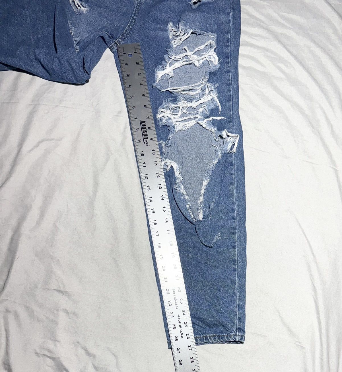 Other Wax Jean Collection Super Distressed High Rise Style Size M Size 30" / US 8 / IT 44 - 5 Thumbnail