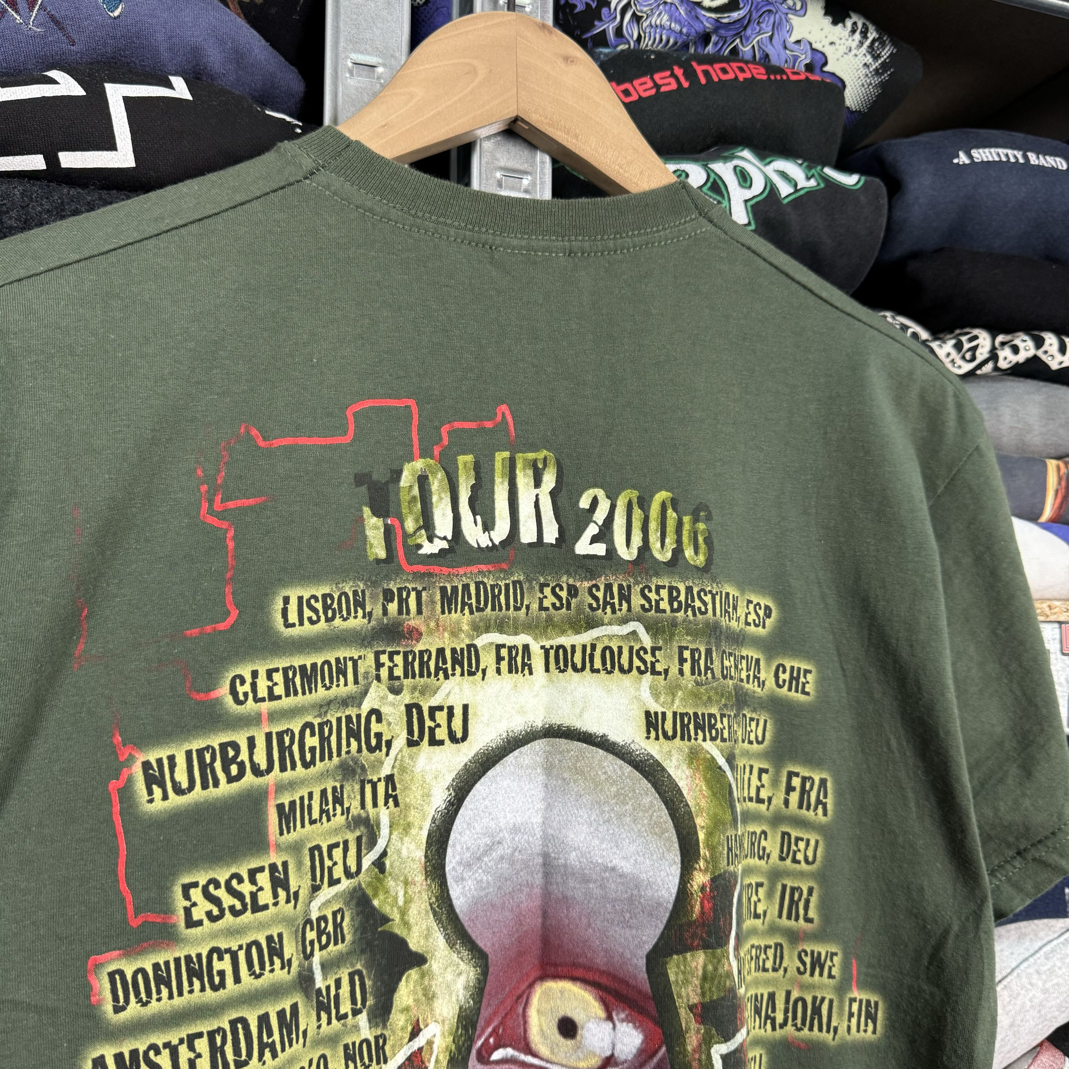 Band Tees KORN EURO TOUR 2006 BAND T-SHIRT TEE - SIZE SMALL Size US S / EU 44-46 / 1 - 5 Thumbnail