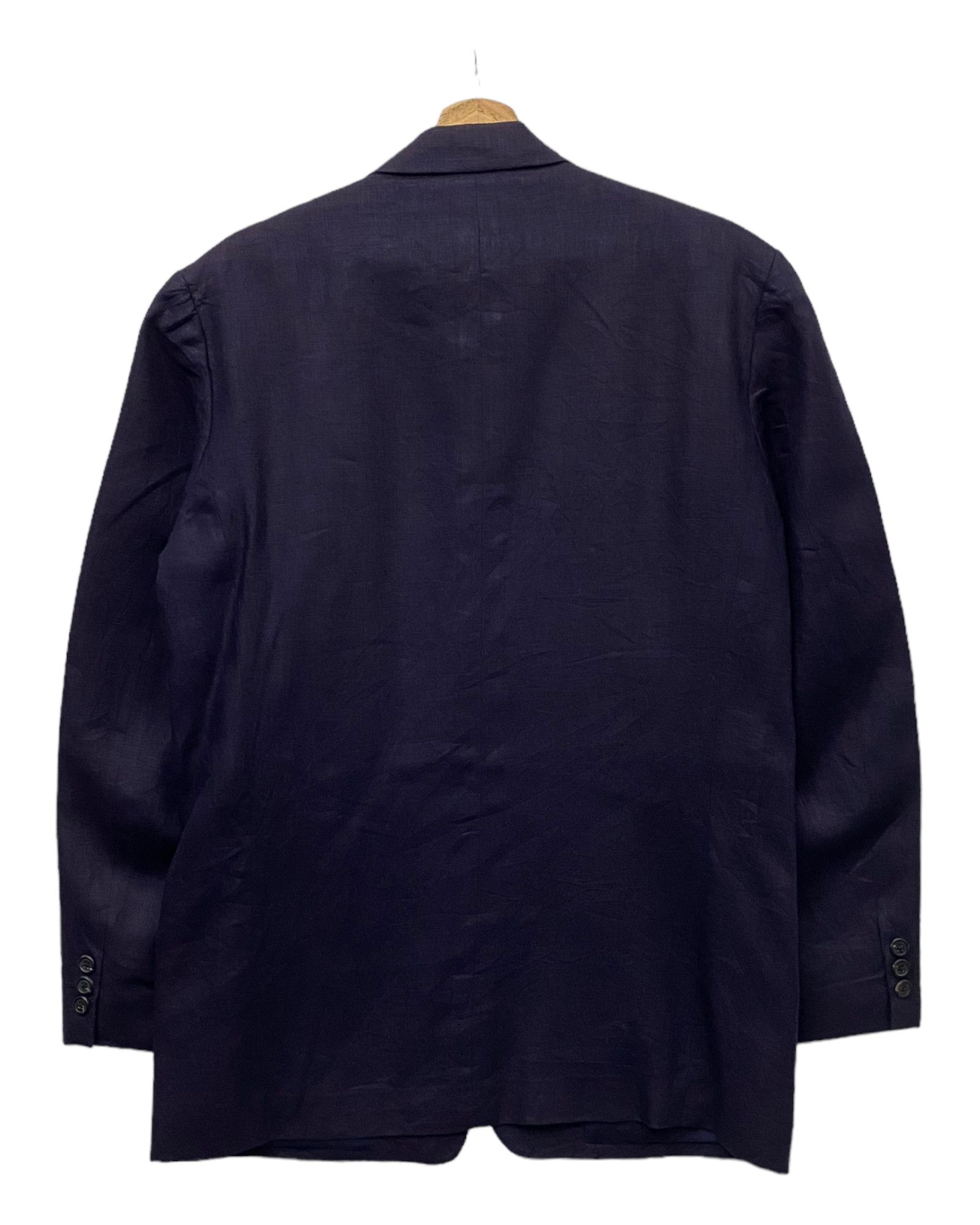 Y's × Y's for Men × Yohji Yamamoto 🔥Ys For Men L.Q Rare Color Dark Purple Blazer Coat Size US M / EU 48-50 / 2 - 3 Thumbnail