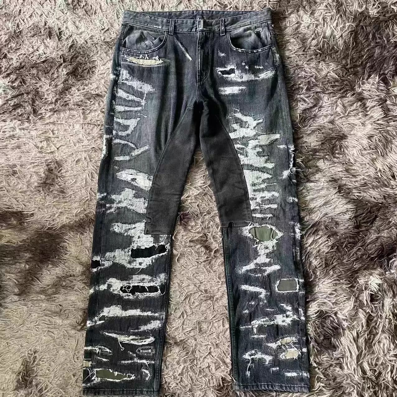 Givenchy × MMW Givenchy Boro Jeans | Grailed
