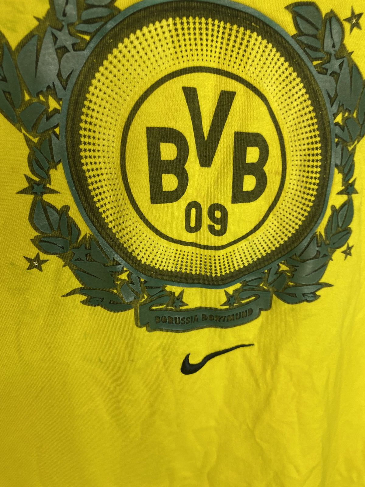 Nike T-shirt Nike Borussia Dortmund Overprint Yellow Tee Jersey Size US M / EU 48-50 / 2 - 8 Thumbnail