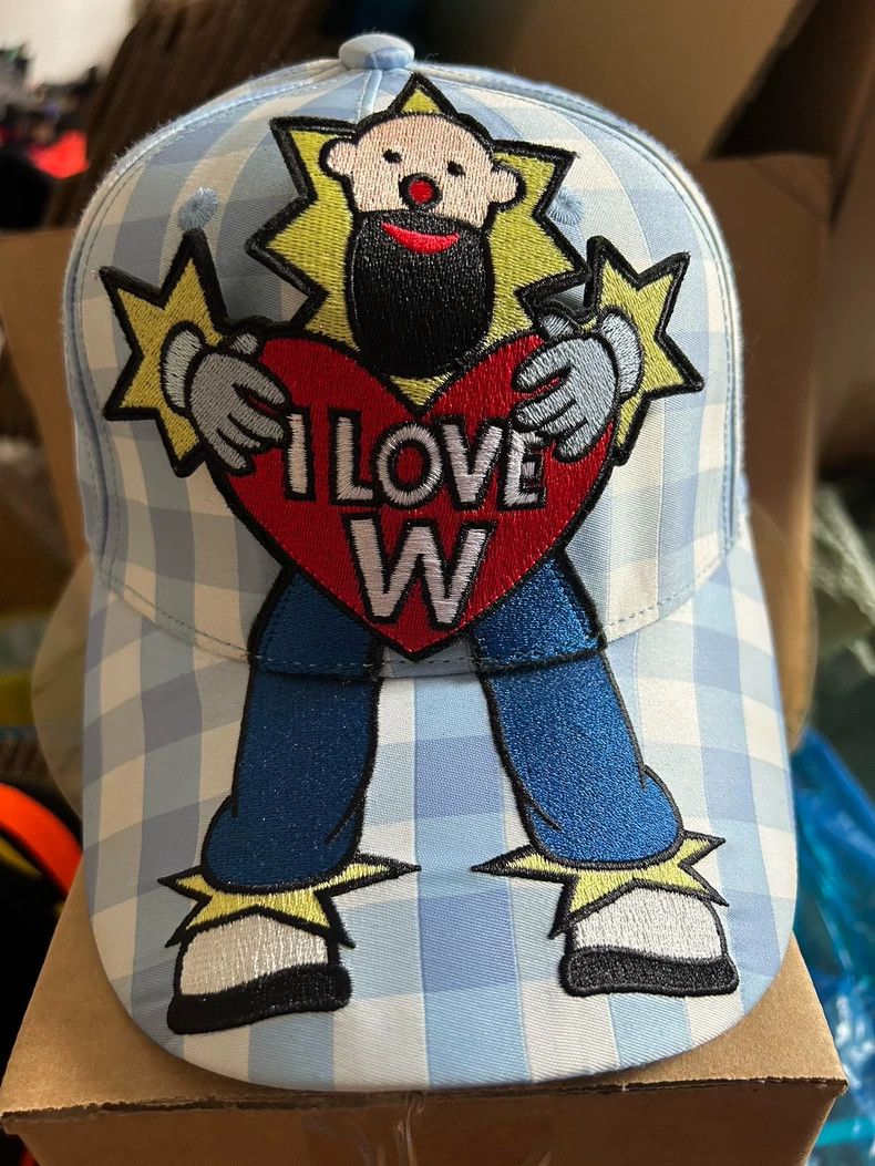 Walter Van Beirendonck walter van beirendonck 25 SS I Love W Waffled Hat Size ONE SIZE - 1 Thumbnail