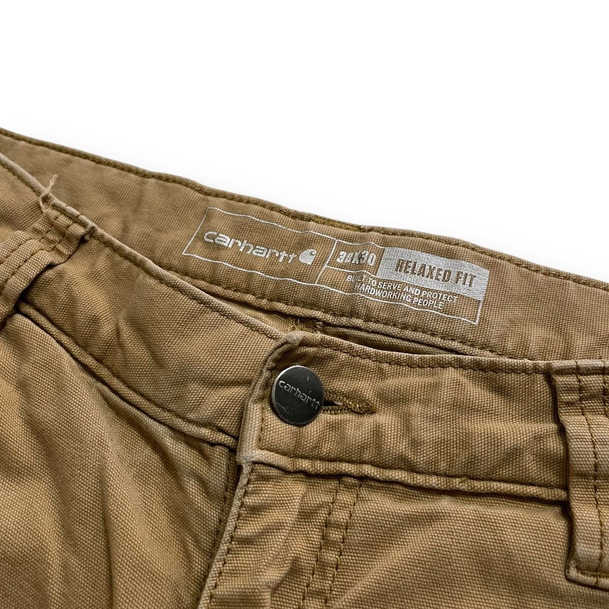 Carhartt Vintage Carhartt Relaxed Canvas Double Front Utility Pant Size US 30 / EU 46 - 6 Thumbnail
