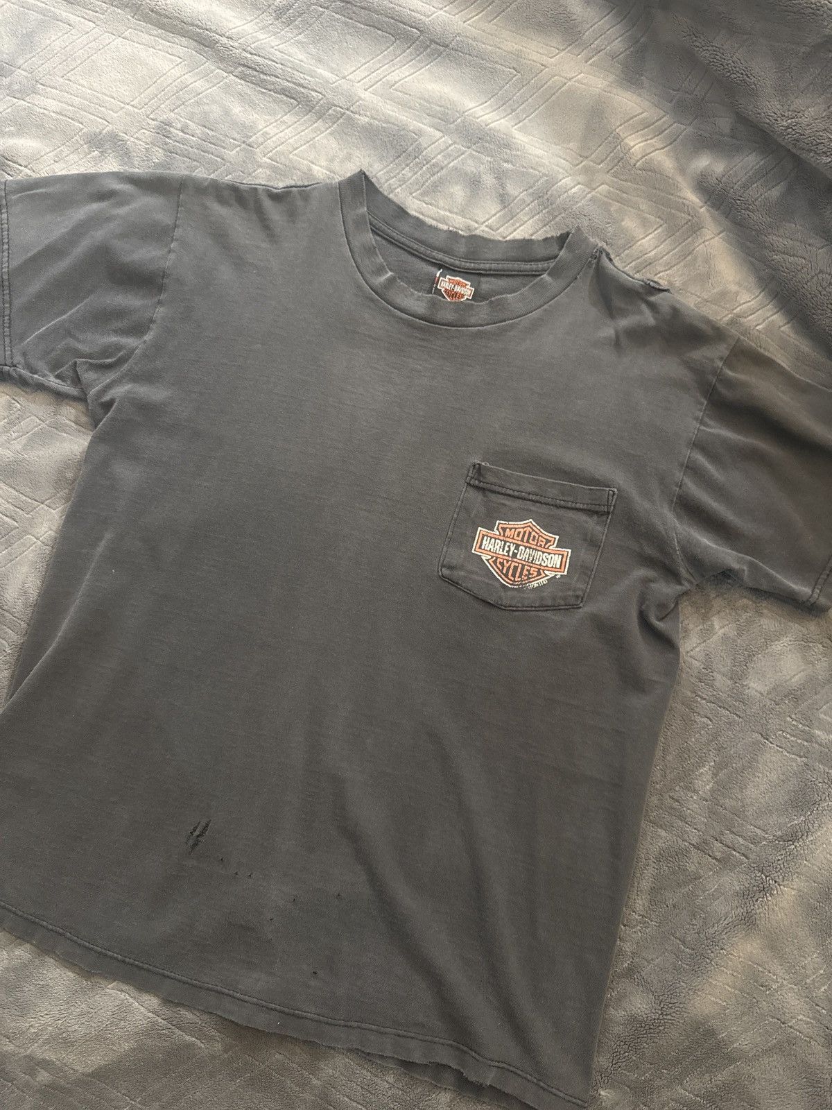 Vintage Vintage boxy Harley Davidson pocket tee Size US M / EU 48-50 / 2 - 1 Thumbnail
