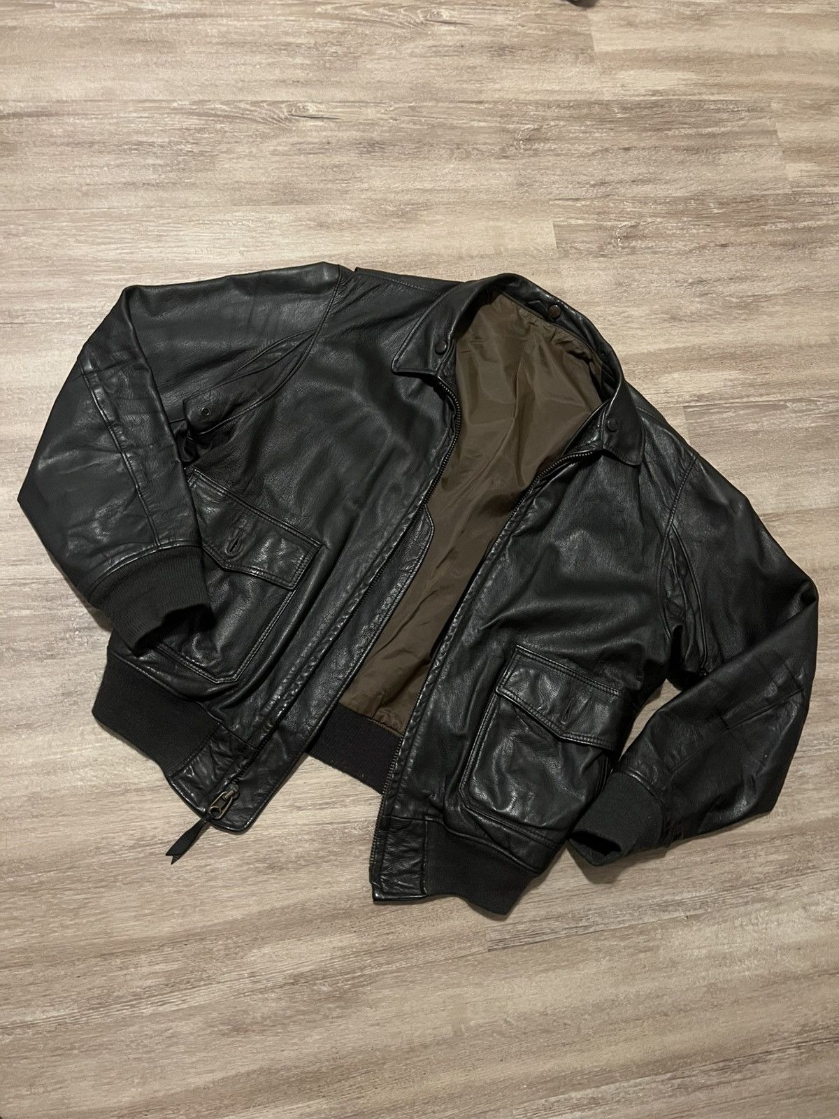 Other Leather Jacket Vintage Size US XL / EU 56 / 4 - 1 Thumbnail