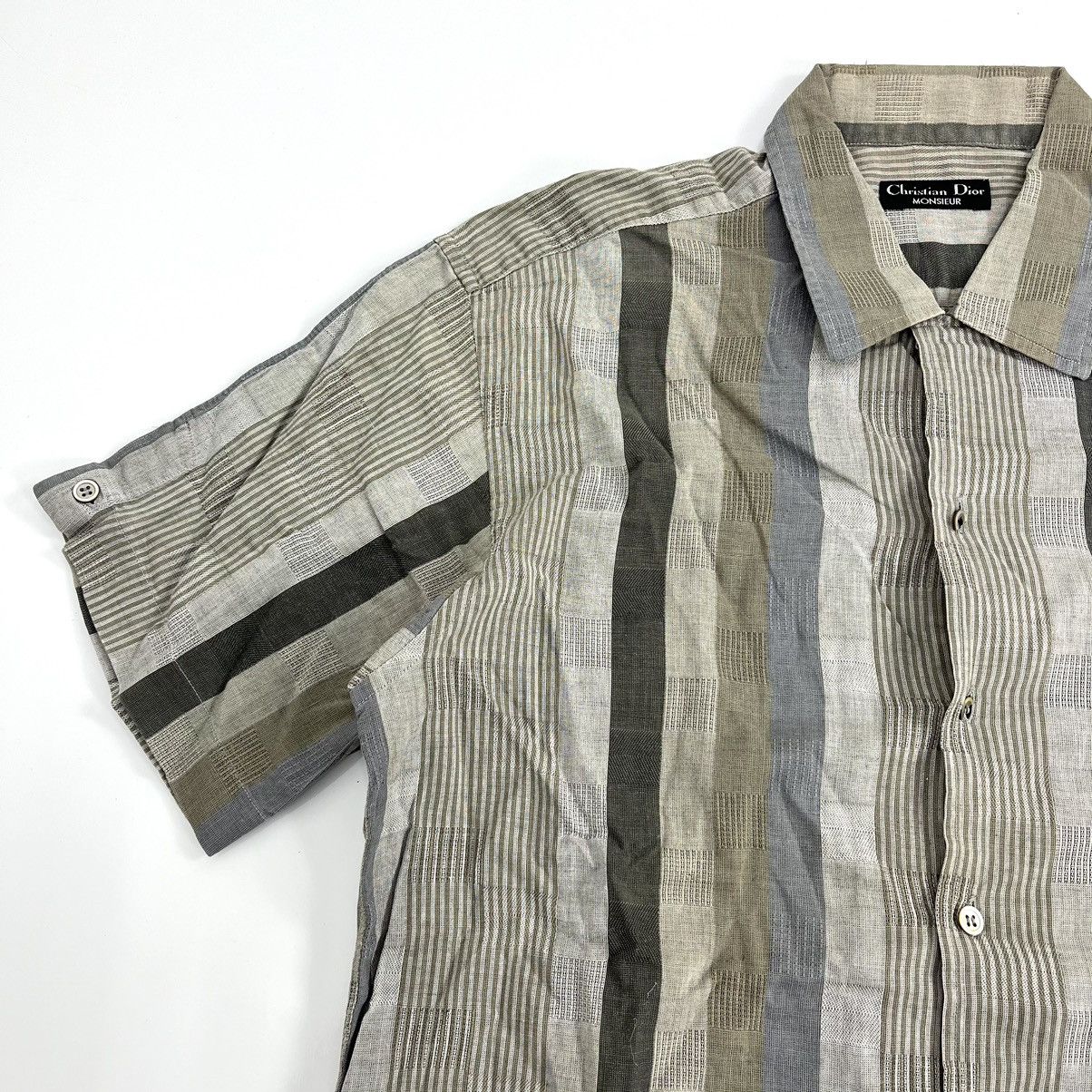 Christian Dior Monsieur × Vintage Vintage Christian Dior Mensiur Stripe Classic Shirt Size US M / EU 48-50 / 2 - 4 Thumbnail