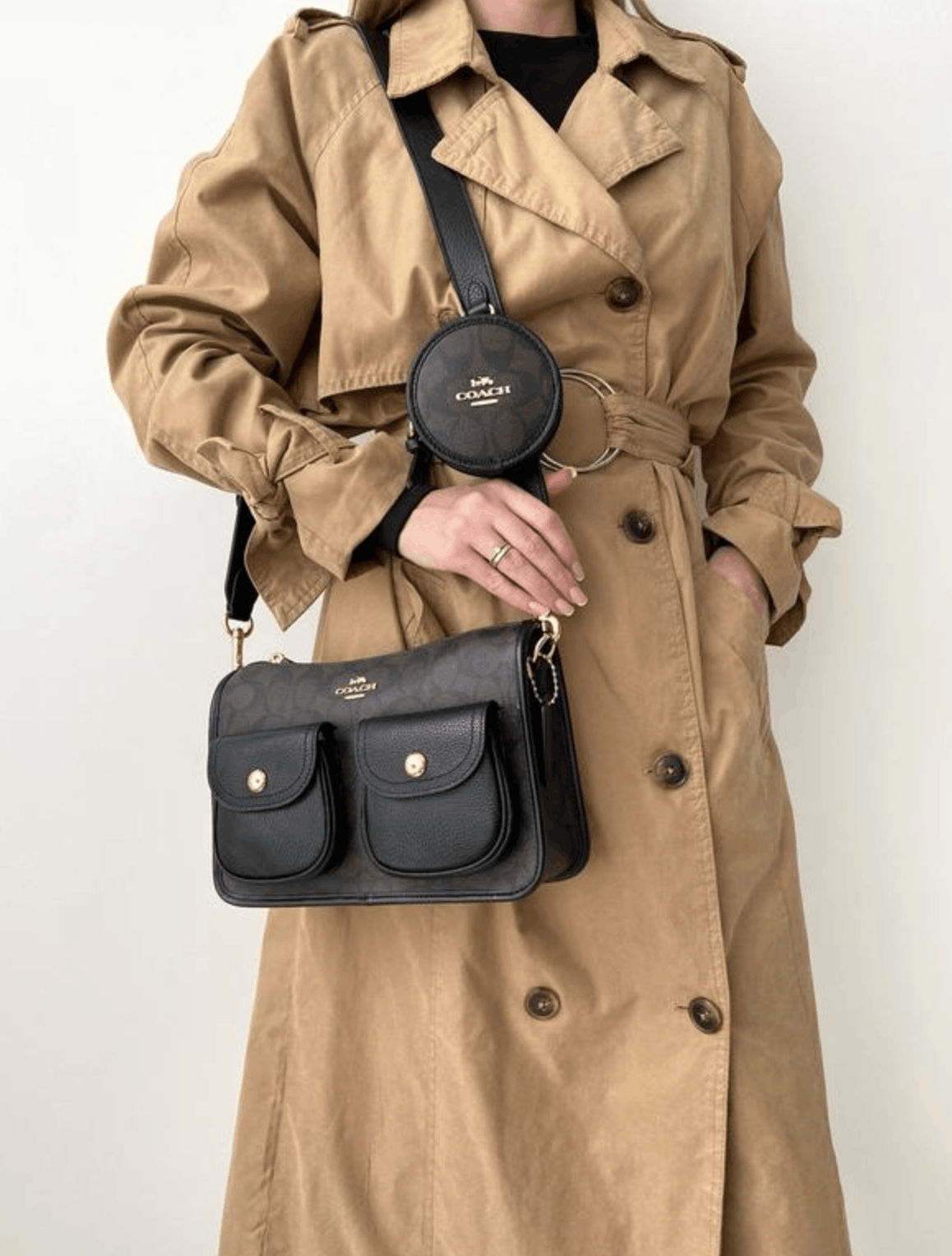 Coach Pennie Crossbody With Coin Case In Signature Canvas C5675 Size ONE SIZE - 1 Thumbnail